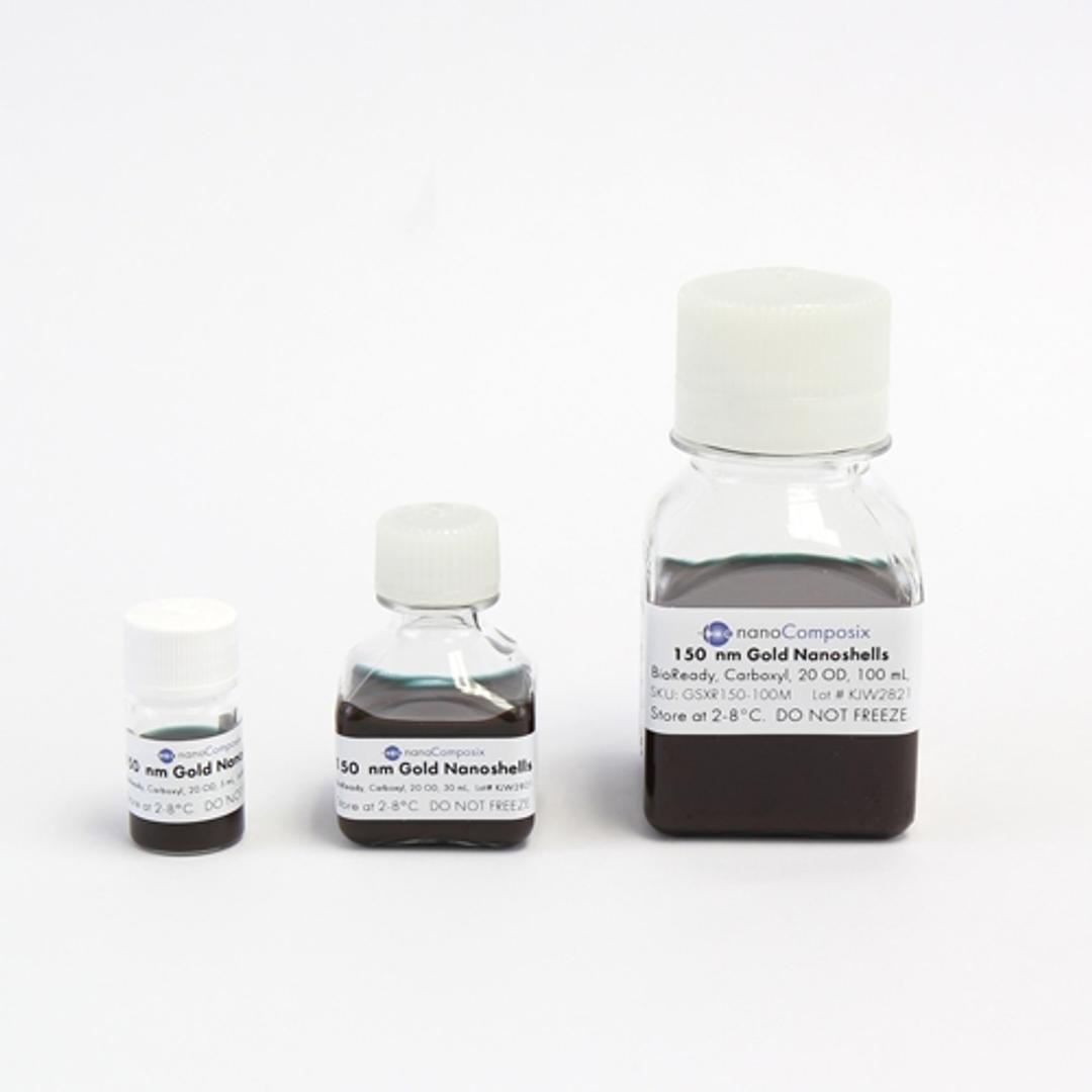 BioReady Carboxyl Gold Nanoshells - 150 nm - nanoComposix - Life Sciences