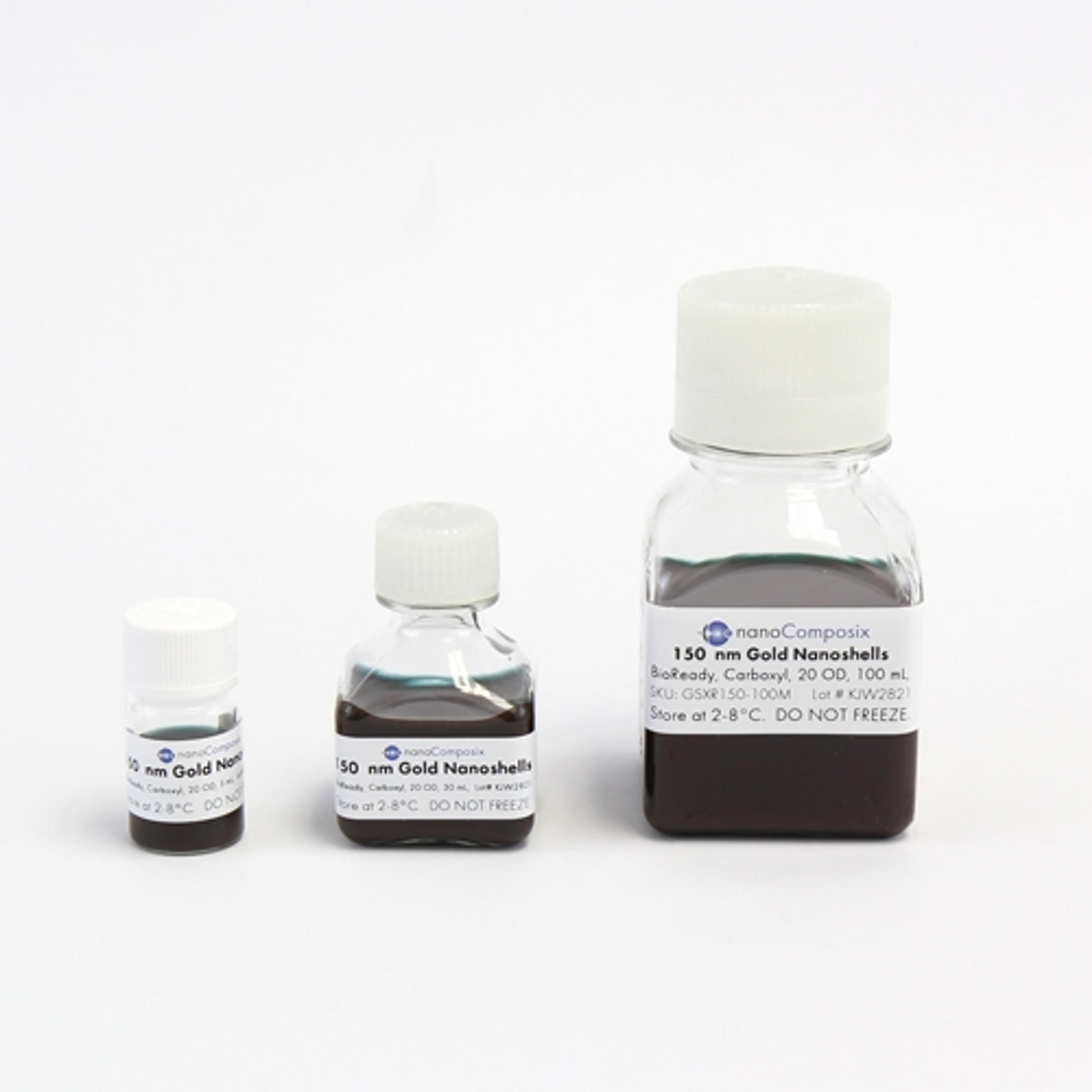 BioReady Carboxyl Gold Nanoshells - 150 nm - nanoComposix - Life Sciences