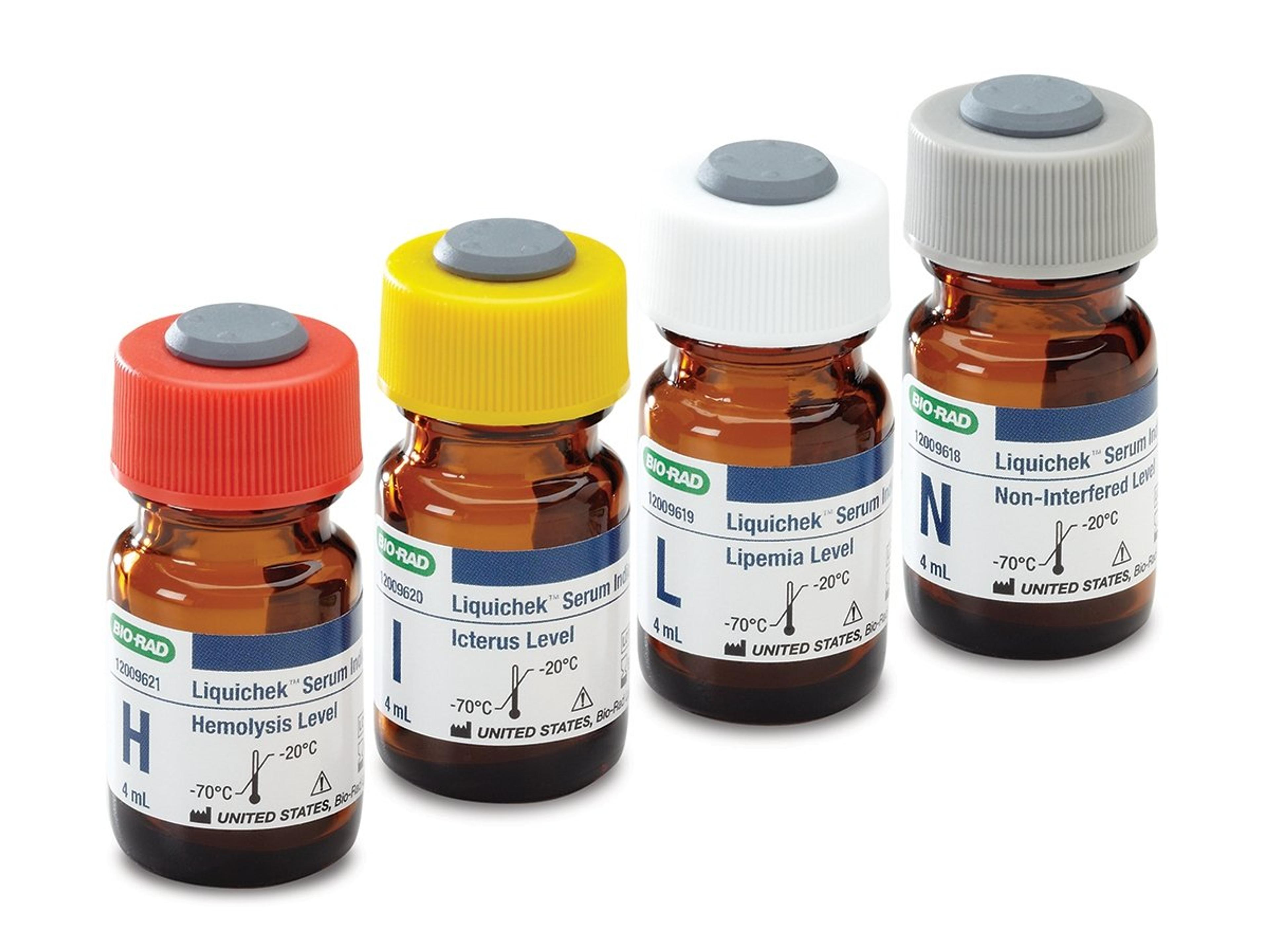 Liquichek Serum Indices (Hemolysis Icterus, Lipemia, Non-interfered) - Bio-Rad - Clinical Diagnostics