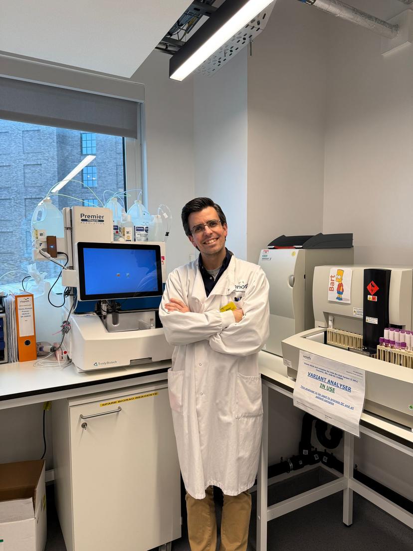 Principal Biomedical Scientist, Daniel Monteiro.