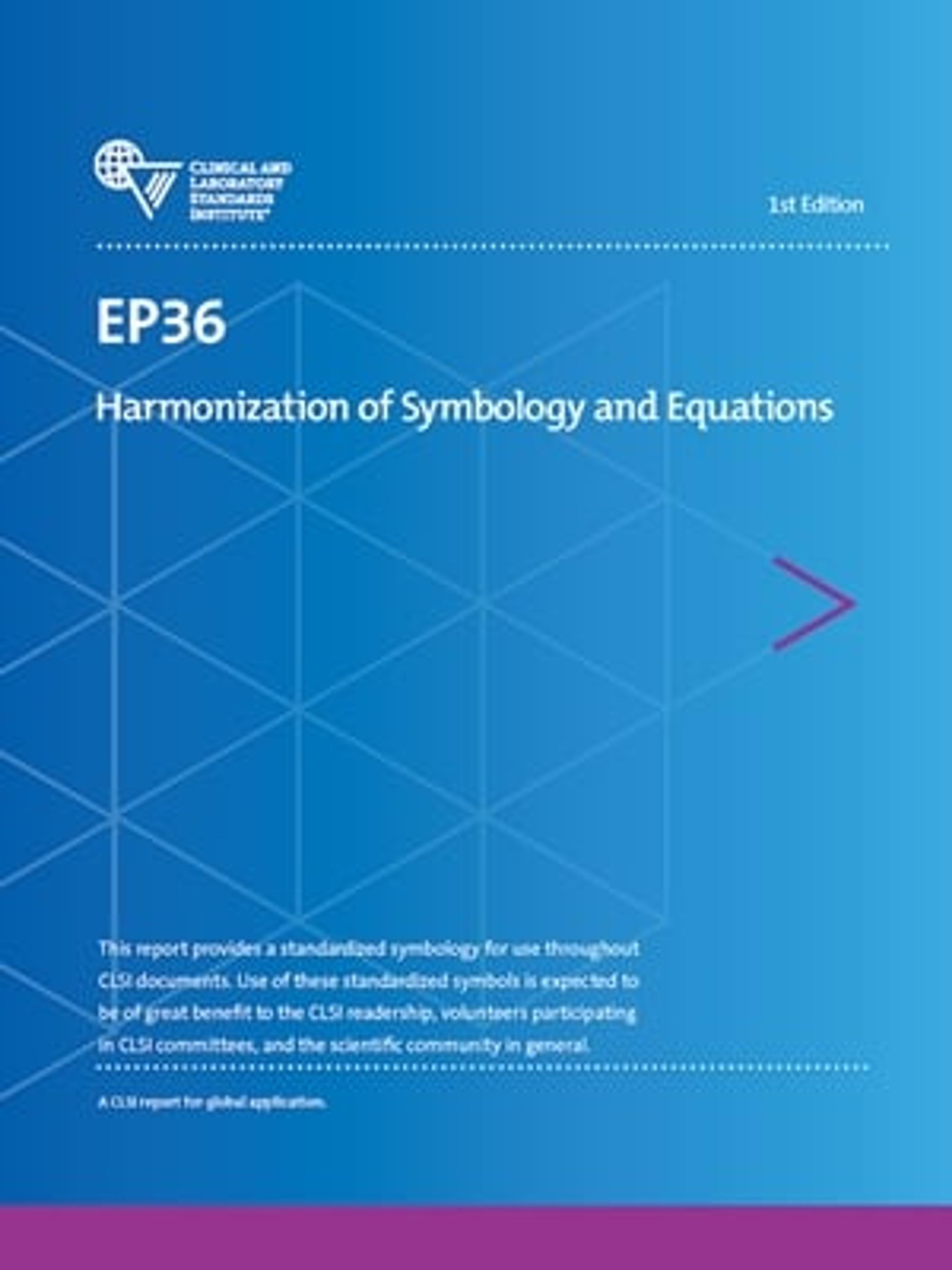 EP36 - Clinical and Laboratory Standards Institute - Clinical Diagnostics