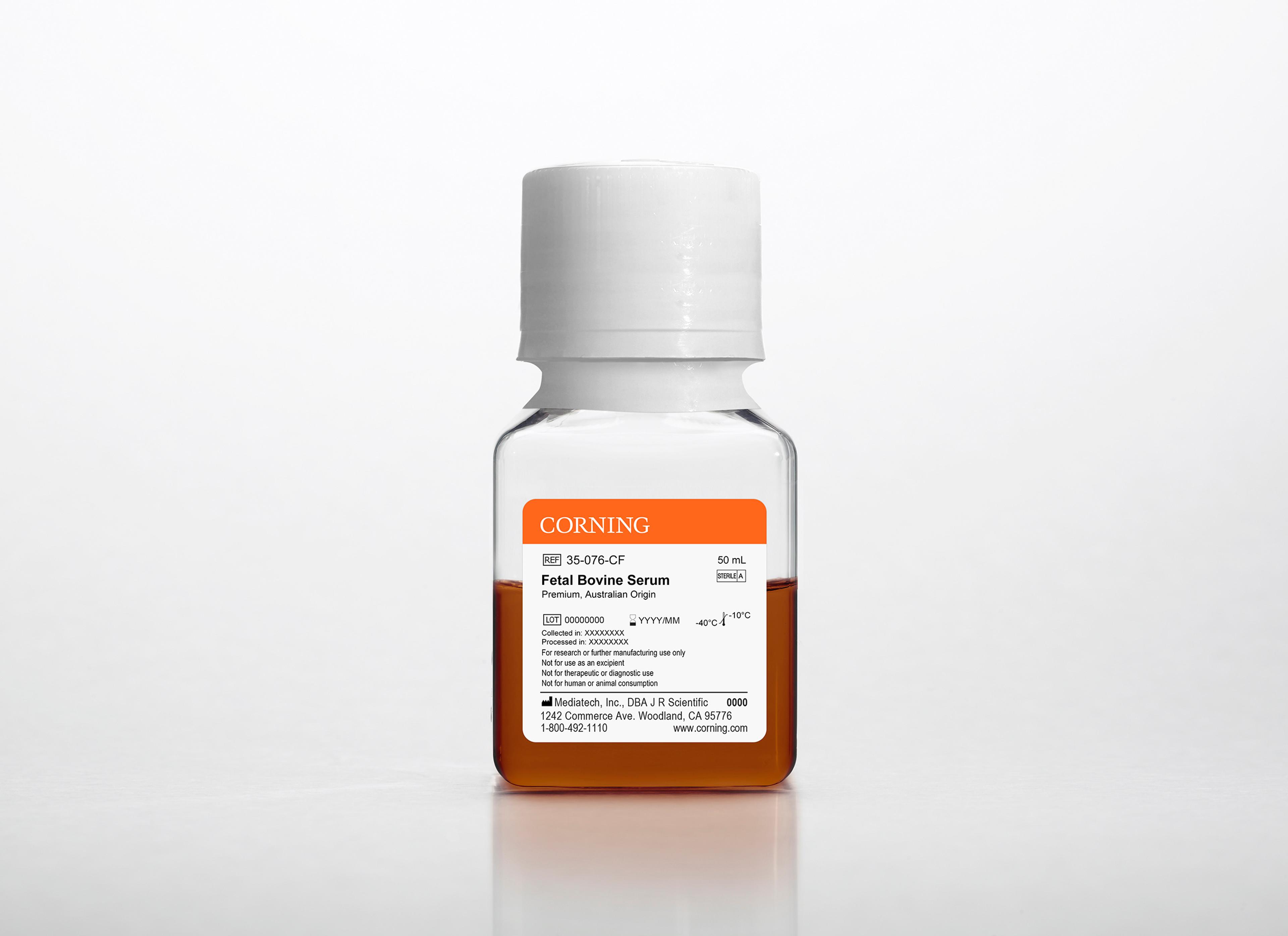 Corning® Fetal Bovine Serum, 50 mL, Australian Origin - Corning Life Sciences