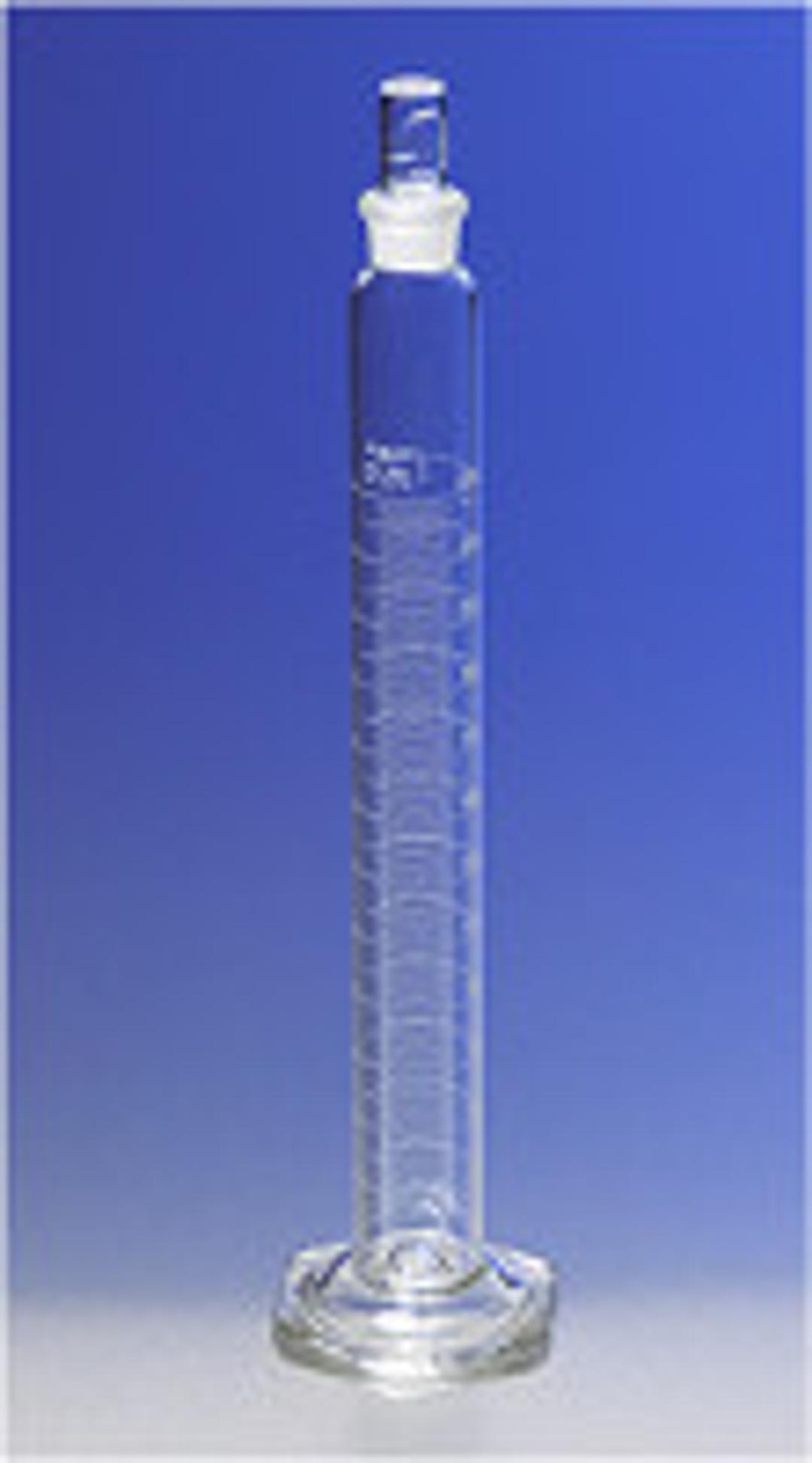 PYREX® 500 mL Single Metric Scale Cylinder, Standard Taper Stopper, White Graduations, TC - Corning Life Sciences - General Lab