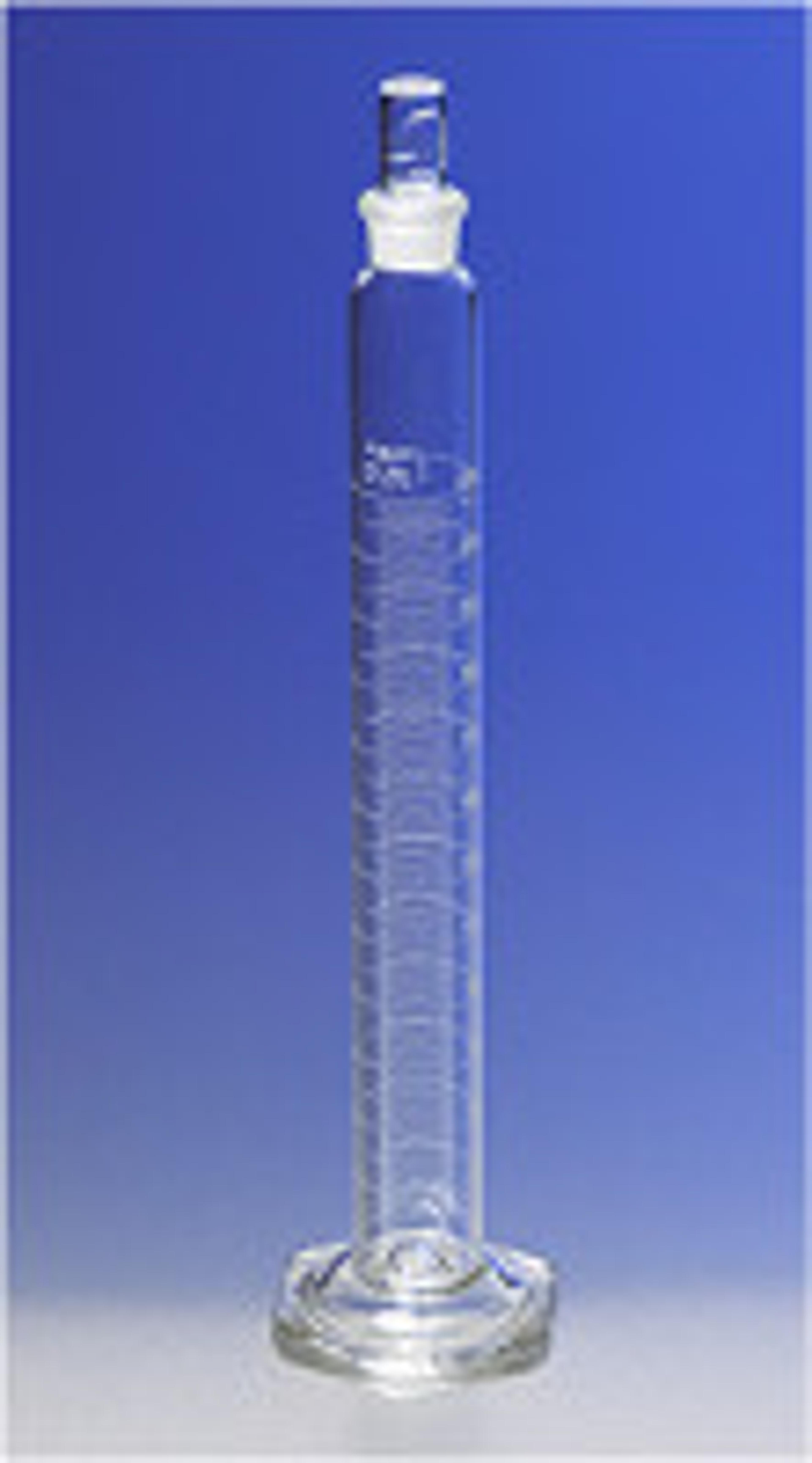 PYREX® 500 mL Single Metric Scale Cylinder, Standard Taper Stopper, White Graduations, TC - Corning Life Sciences - General Lab