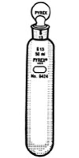 PYREX® 50 mL Round Bottom Centrifuge Tube with Standard Taper Pennyhead Stopper - Corning Life Sciences