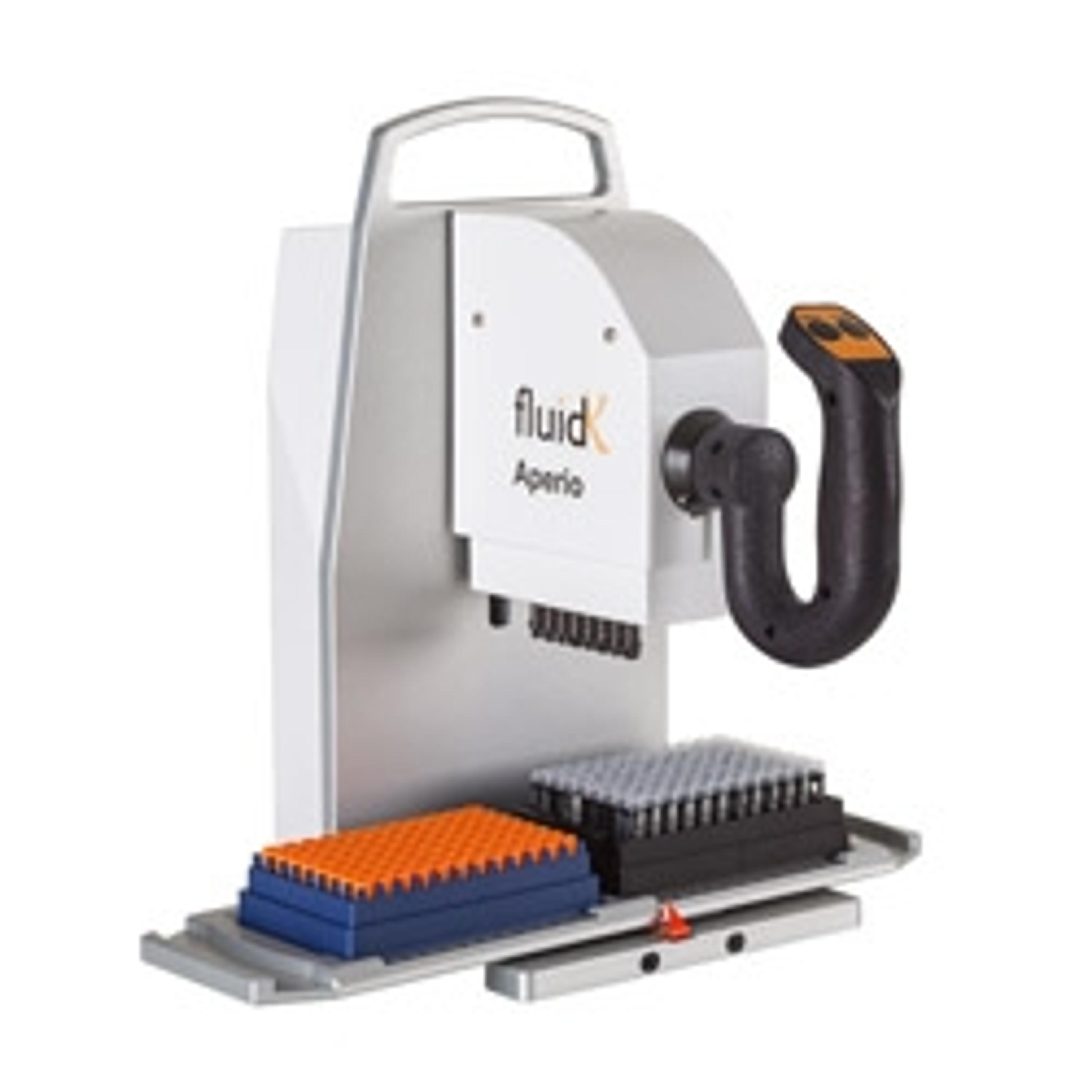 FluidX™ Aperio™ Semi-Automatic Screw Cap Tube Rack Decapper/Capper - Brooks Life Sciences - Lab Automation