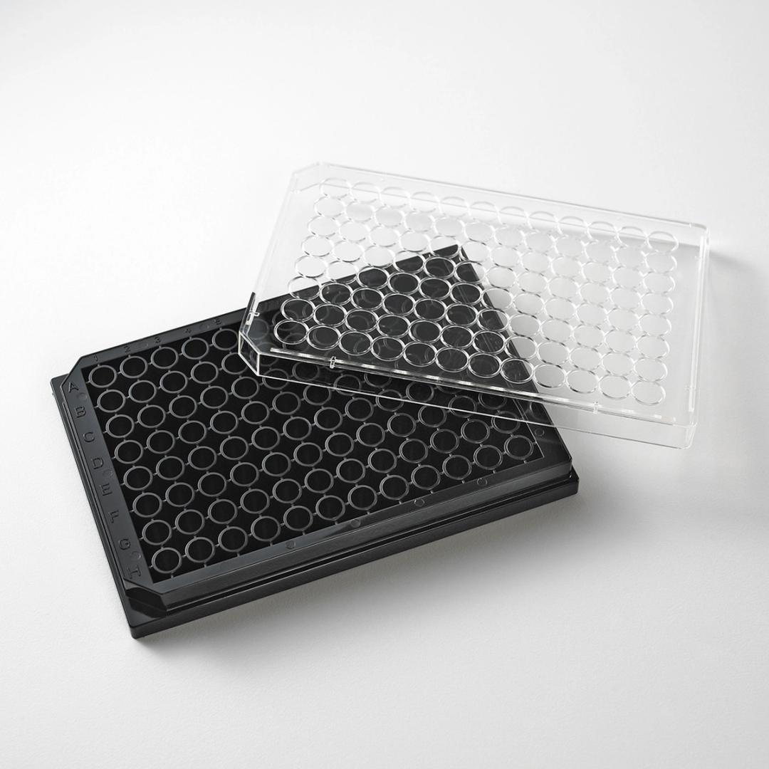 Corning® Matrigel® Matrix - 3D Plate,  96-well, Phenol Red-Free, Black/Clear, Individually Wrapped, with Lid, 1/Cs - Corning Life Sciences - Life Sciences
