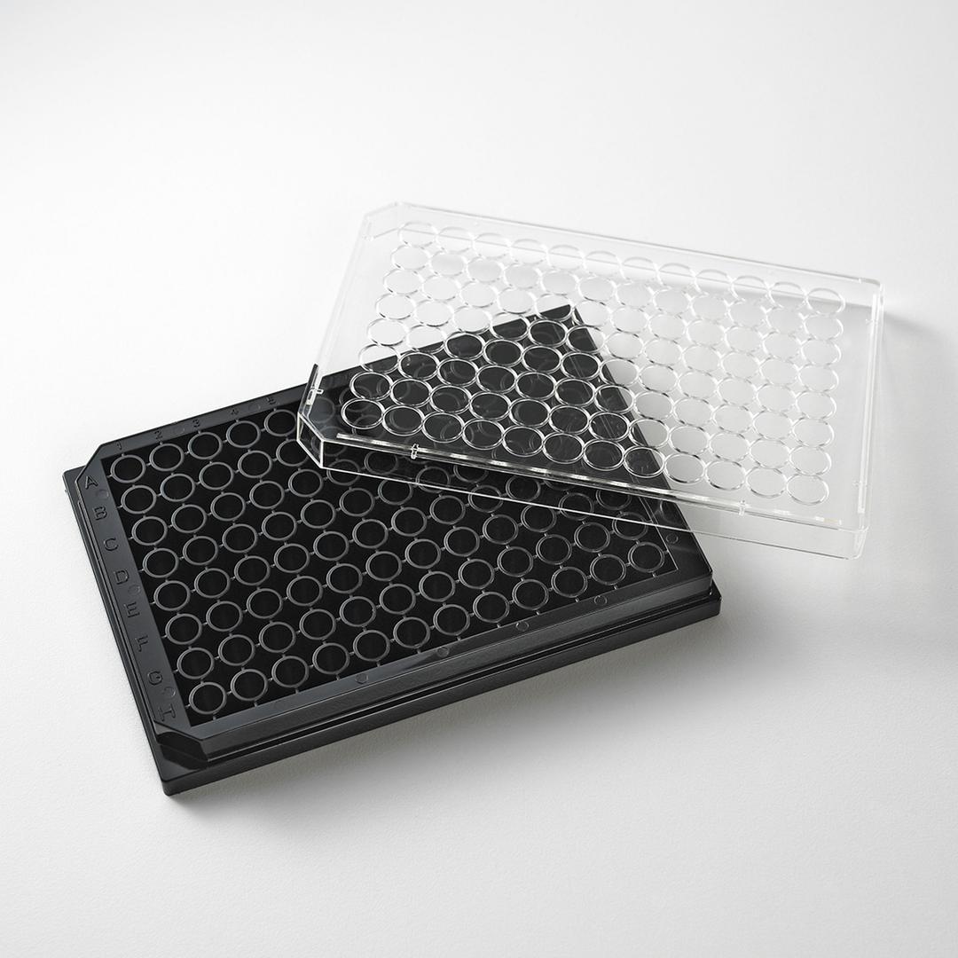 Corning® Matrigel® Matrix - 3D Plate, 96-well, Phenol Red-Free, Black/Clear, Individually Wrapped, with Lid, 1/Cs - Corning Life Sciences - Life Sciences