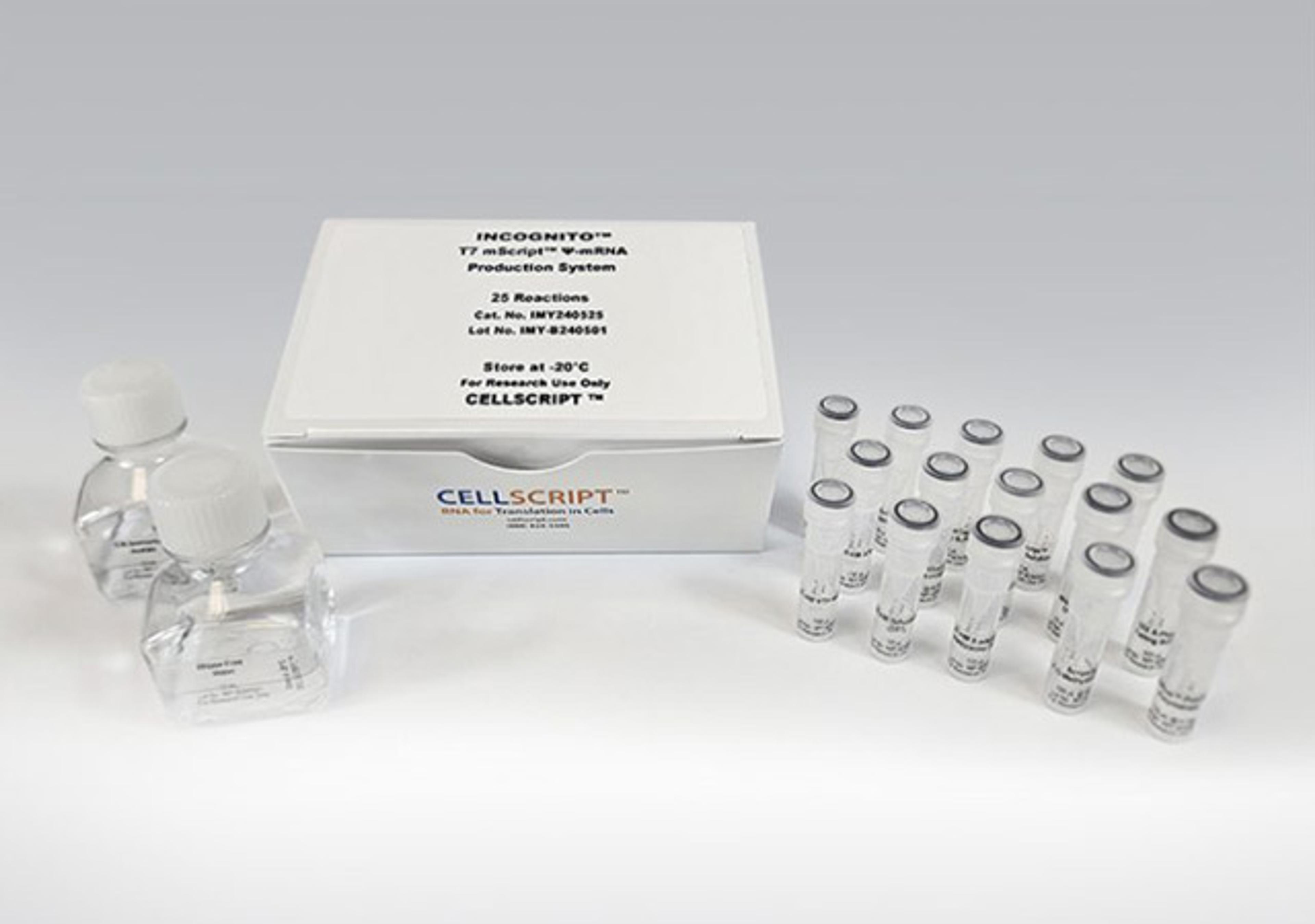 INCOGNITO™ T7 mScript™ Ψ-mRNA Production System - CELLSCRIPT™ - Life Sciences