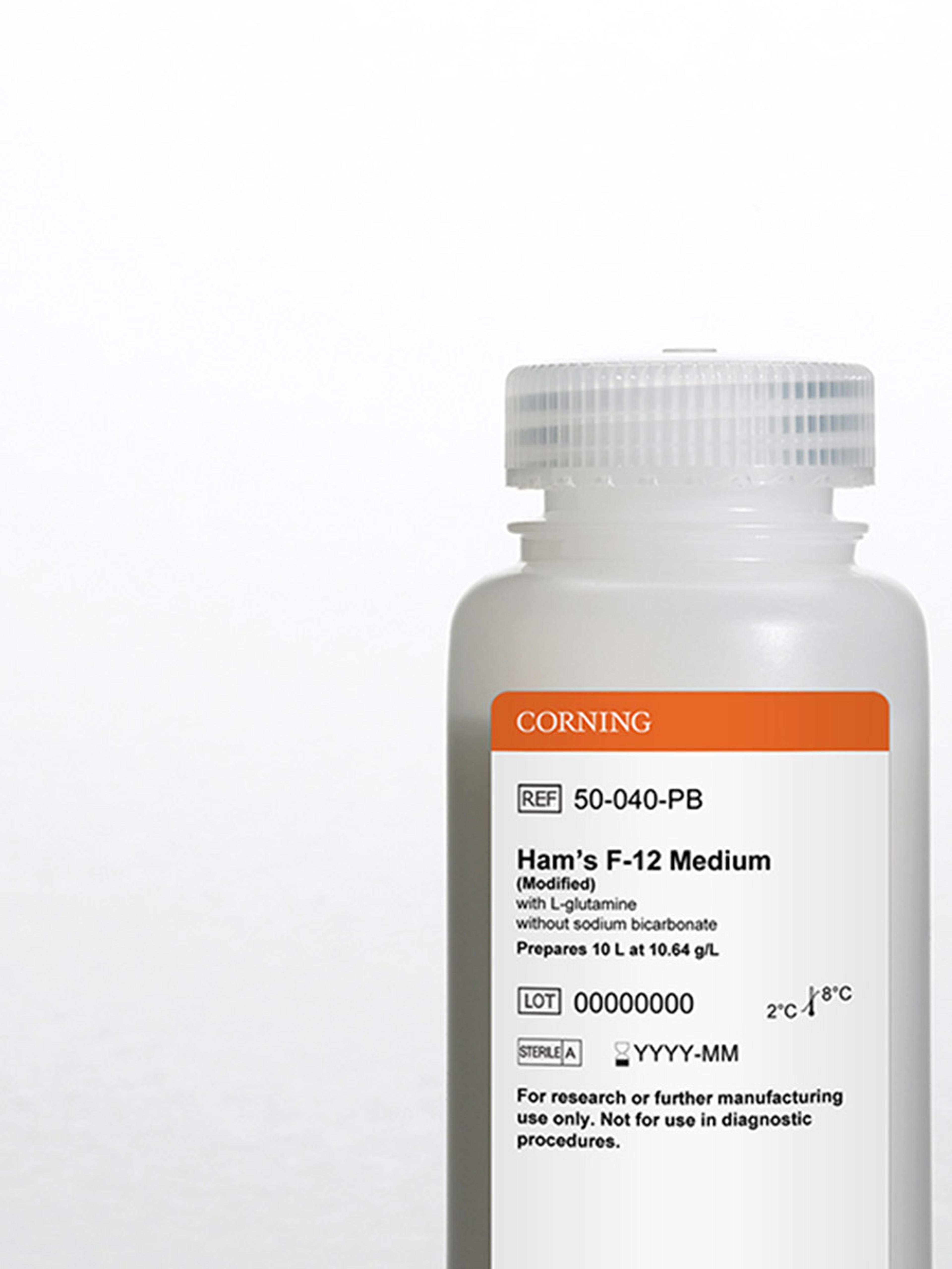 Corning® 10L Hams F-12 Medium, Powder - Corning Life Sciences