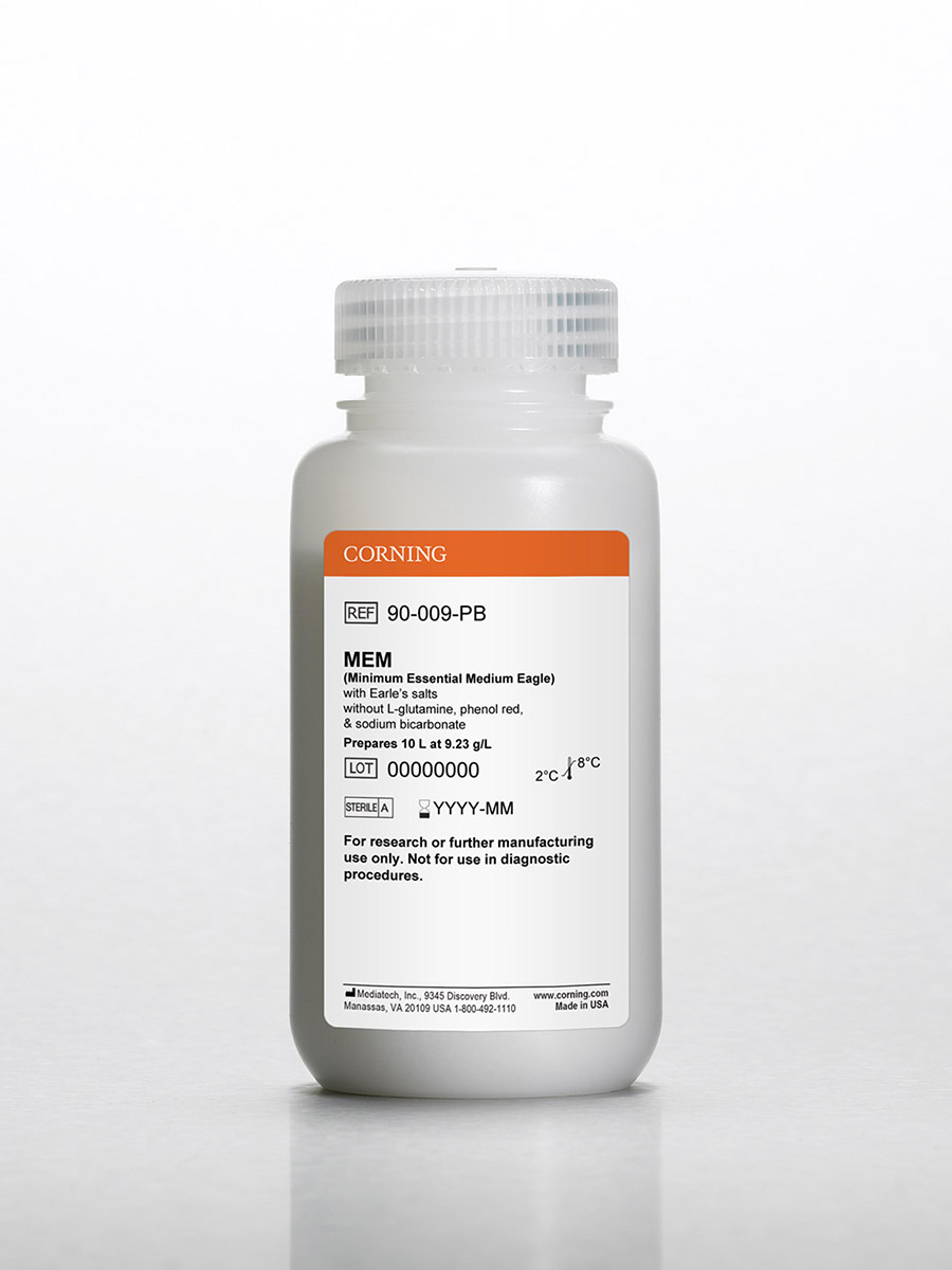 Corning® 10L MEM (Minimum Essential Medium), Powder - Corning Life Sciences