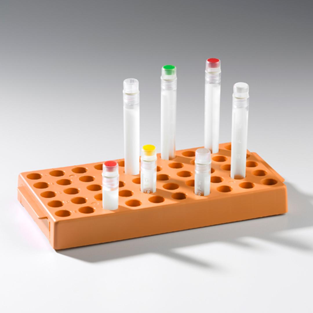 Corning® Polypropylene Cryogenic Vial Rack, Holds 50 Vials - Corning Life Sciences - Life Sciences