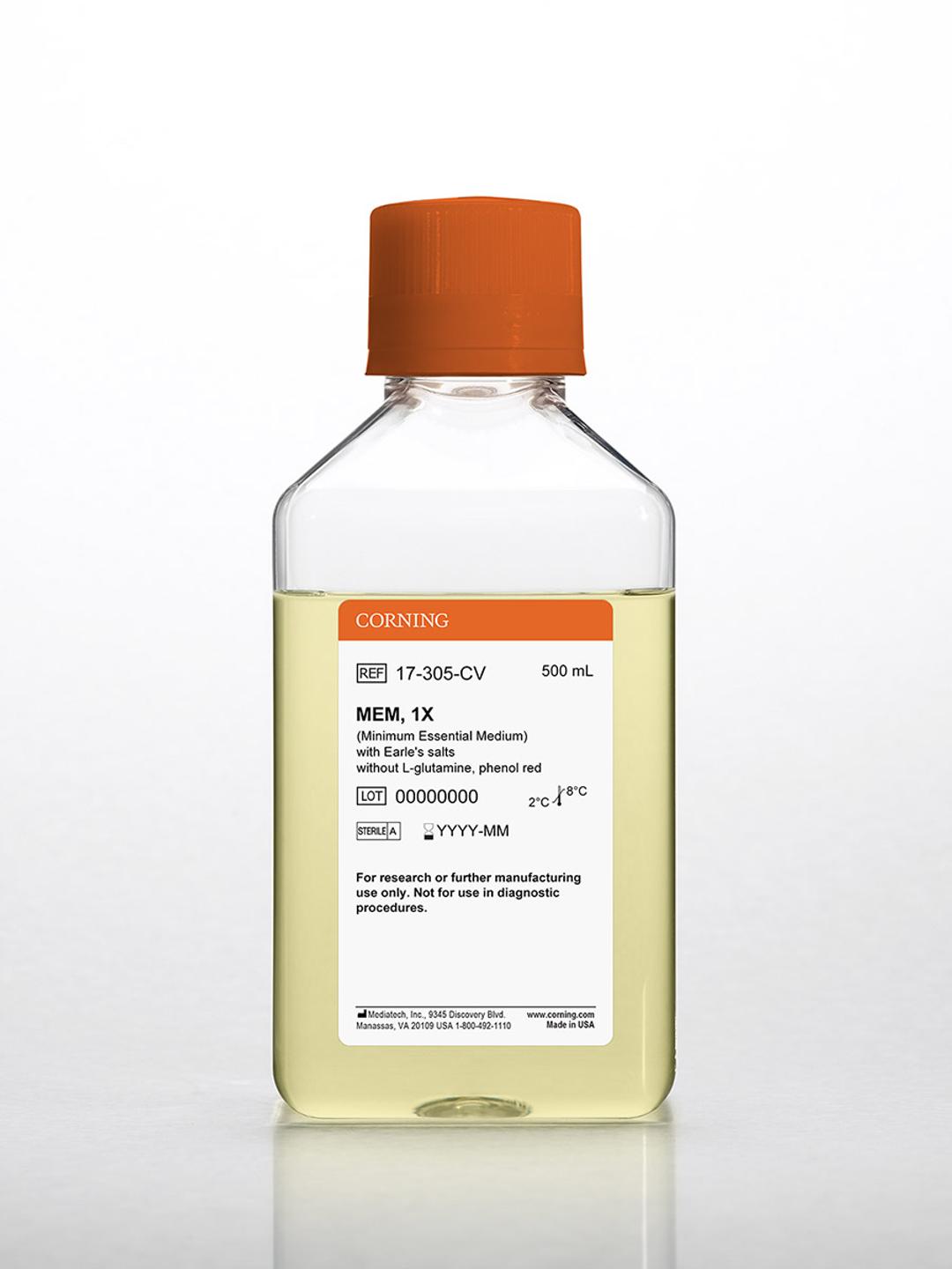 Corning® 500 mL MEM (Minimum Essential Medium) - Corning Life Sciences