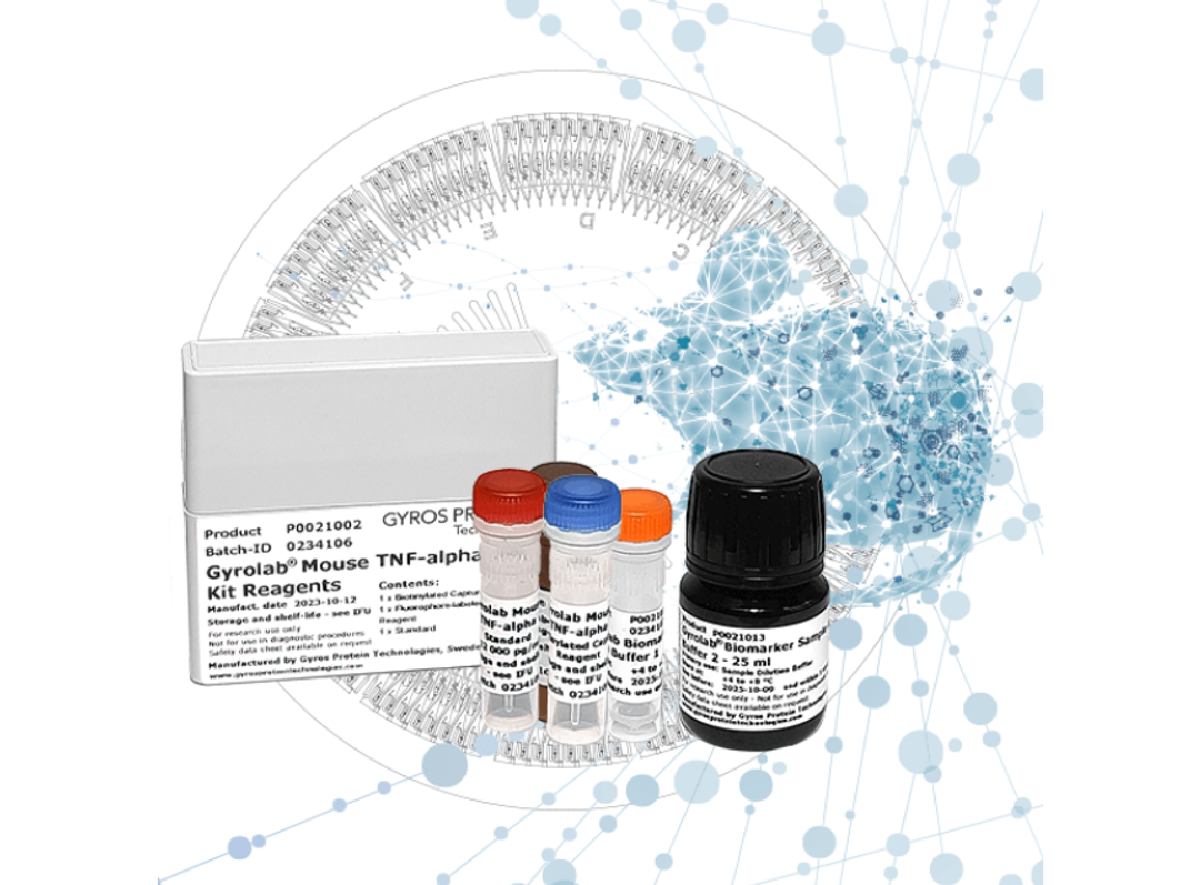 Gyrolab® Mouse TNF-alpha Kit - Gyros Protein Technologies - Life Sciences