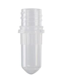 Axygen® 0.5 mL Conical Screw Cap Tubes Only, Polypropylene, Clear, Nonsterile, 500 Tubes/Pack, 8 Packs/Case - Corning Life Sciences - Lab Automation