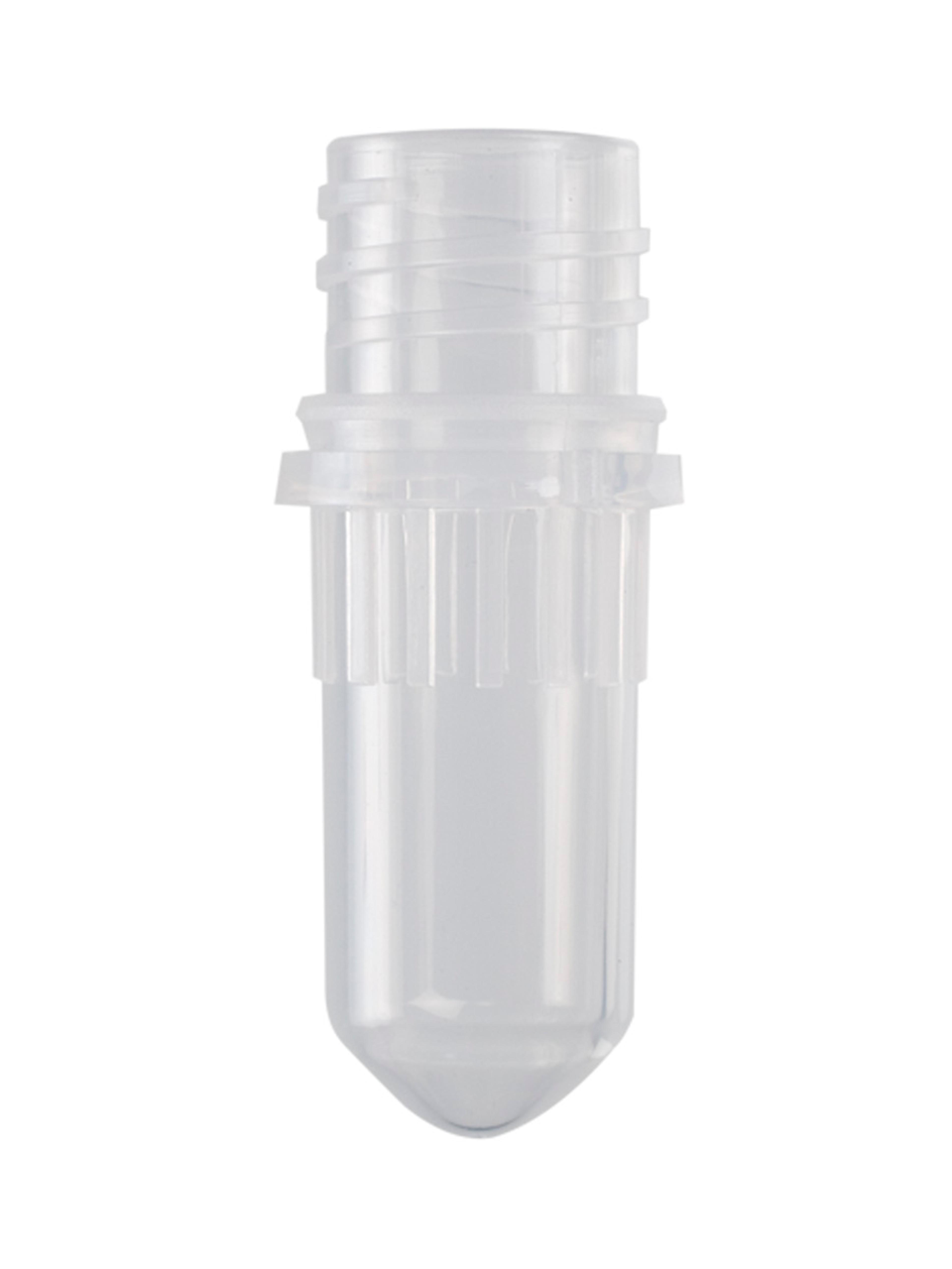 Axygen® 0.5 mL Conical Screw Cap Tubes Only, Polypropylene, Clear, Nonsterile, 500 Tubes/Pack, 8 Packs/Case - Corning Life Sciences - Lab Automation