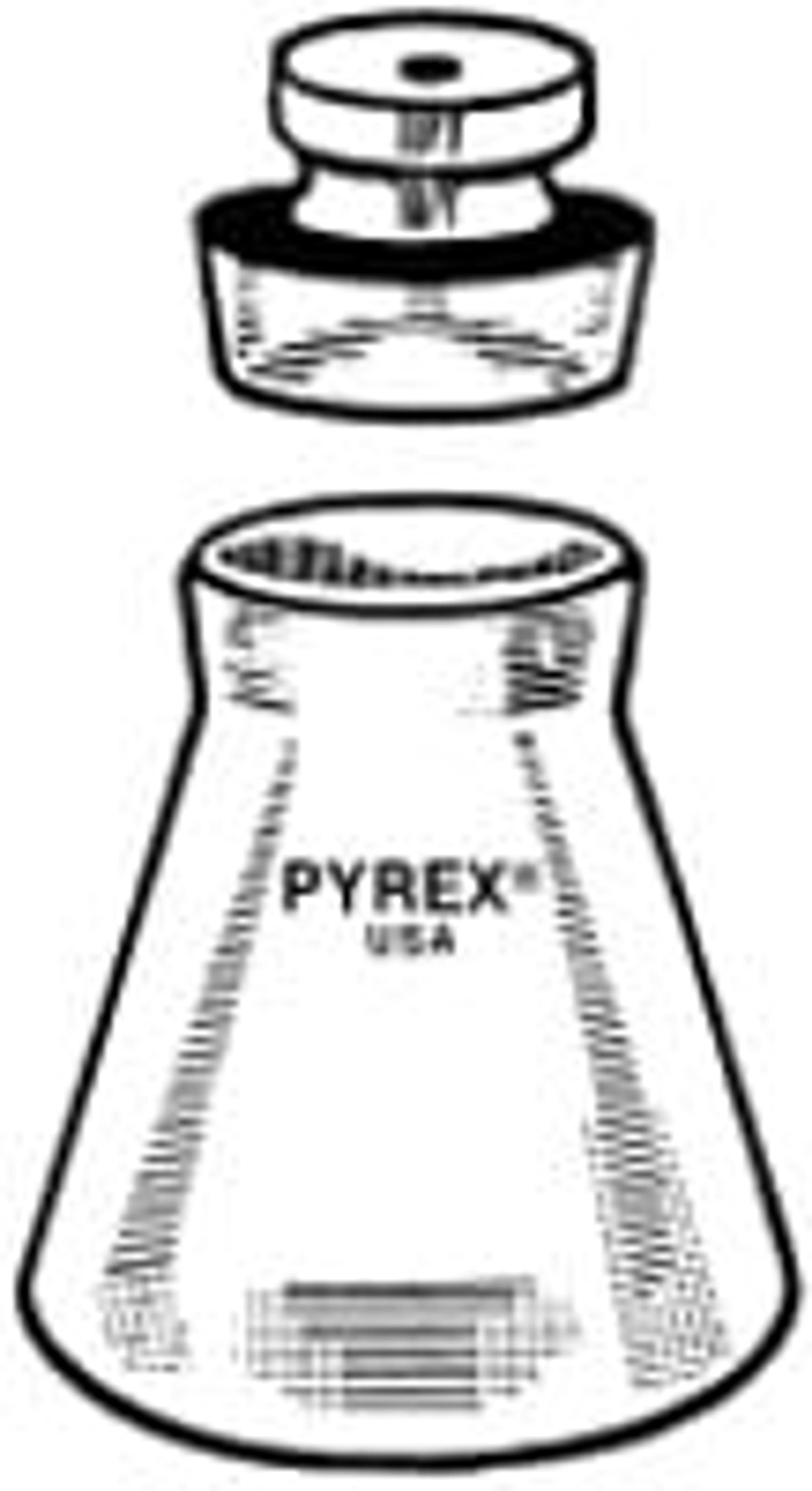 PYREX® 25 mL Hubbard-Carmick Specific Gravity Bottle with Standard Taper Stopper - Corning Life Sciences - General Lab