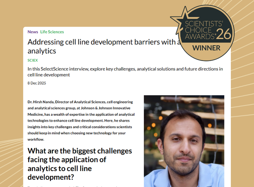 Dr. Hirsh Nanda of Johnson & Johnson Innovative Medicine. 