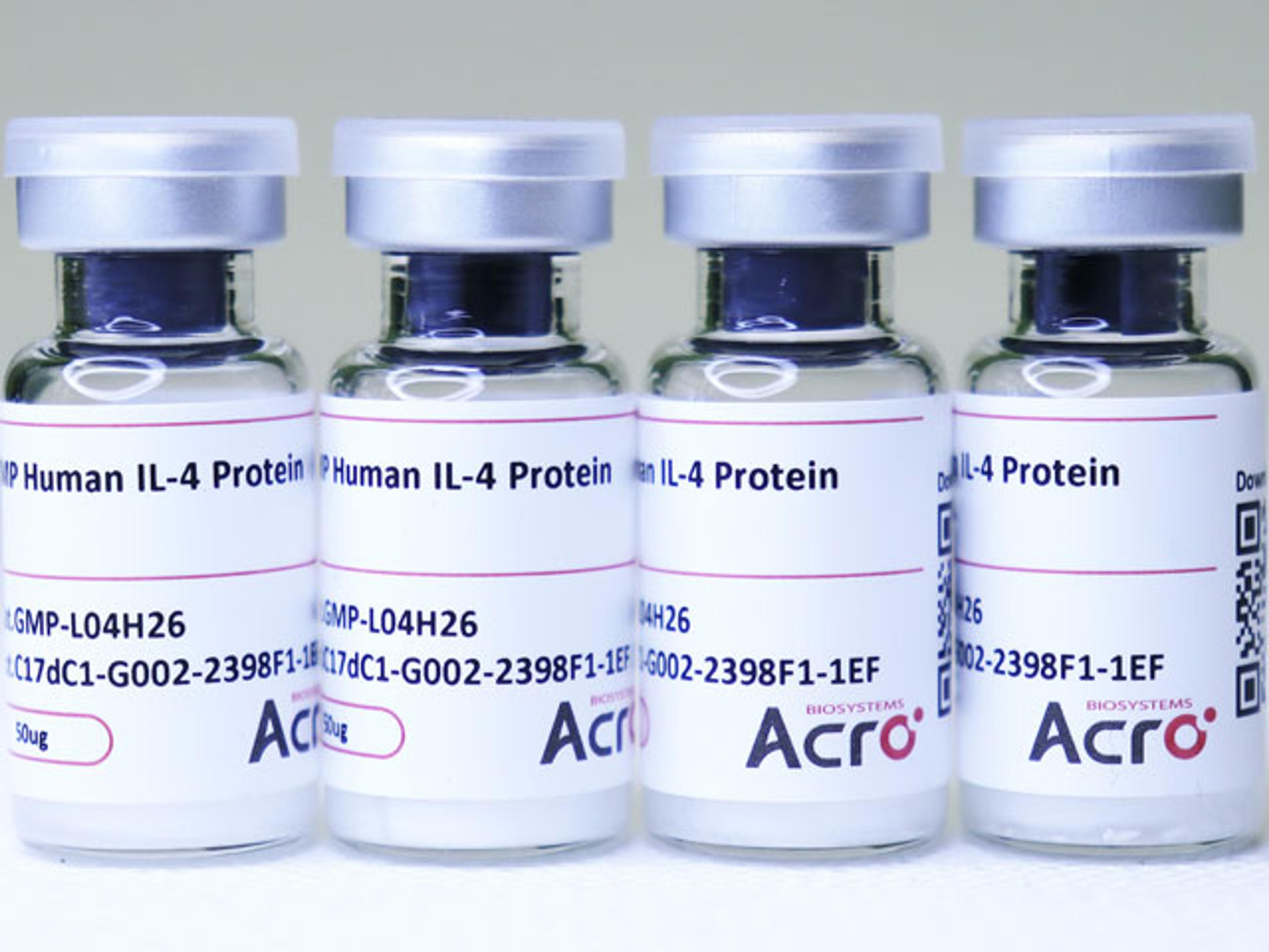 GMP Human IL-4 Protein - ACROBiosystems - Drug discovery > Drug Manufacturing