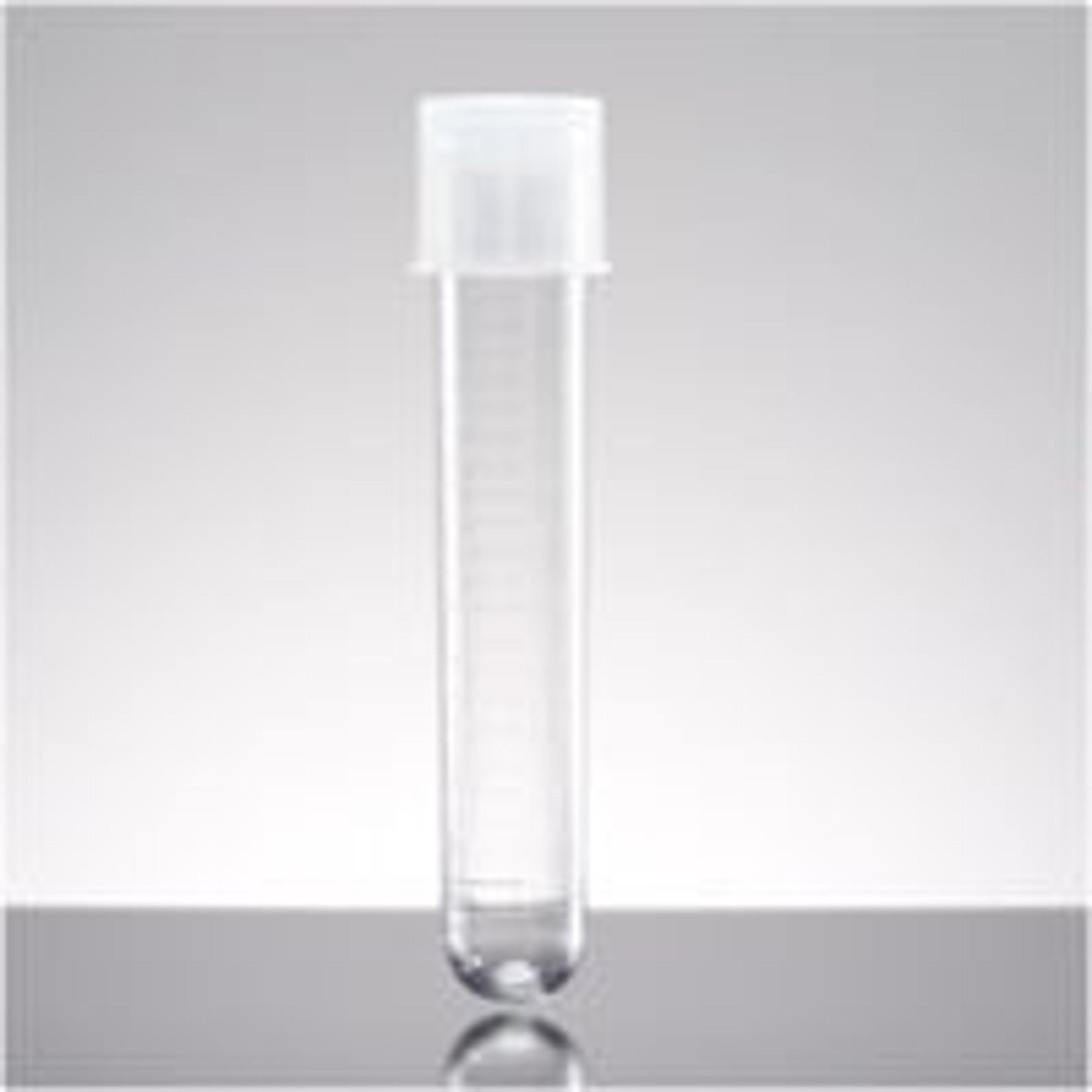 Falcon® 14 mL Round Bottom Polystyrene Test Tube, with Snap Cap, Sterile, Individually Wrapped, 500/Case - Corning Life Sciences - General Lab