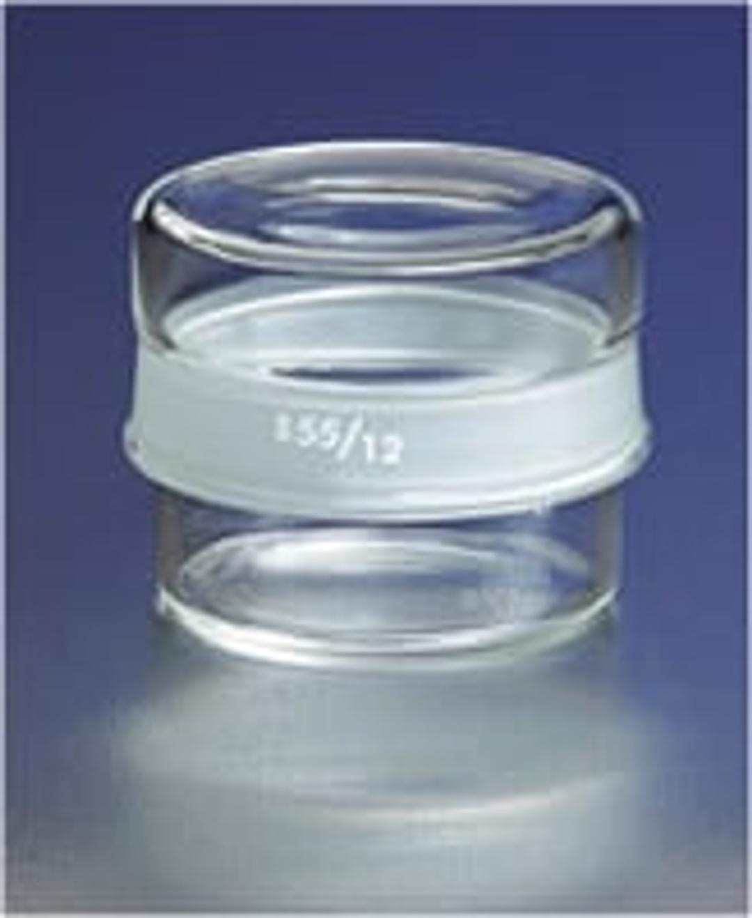PYREX® 36 mL Low Form Weighing Bottle with Short Length External 55/12 Standard Taper Joint - Corning Life Sciences - General Lab