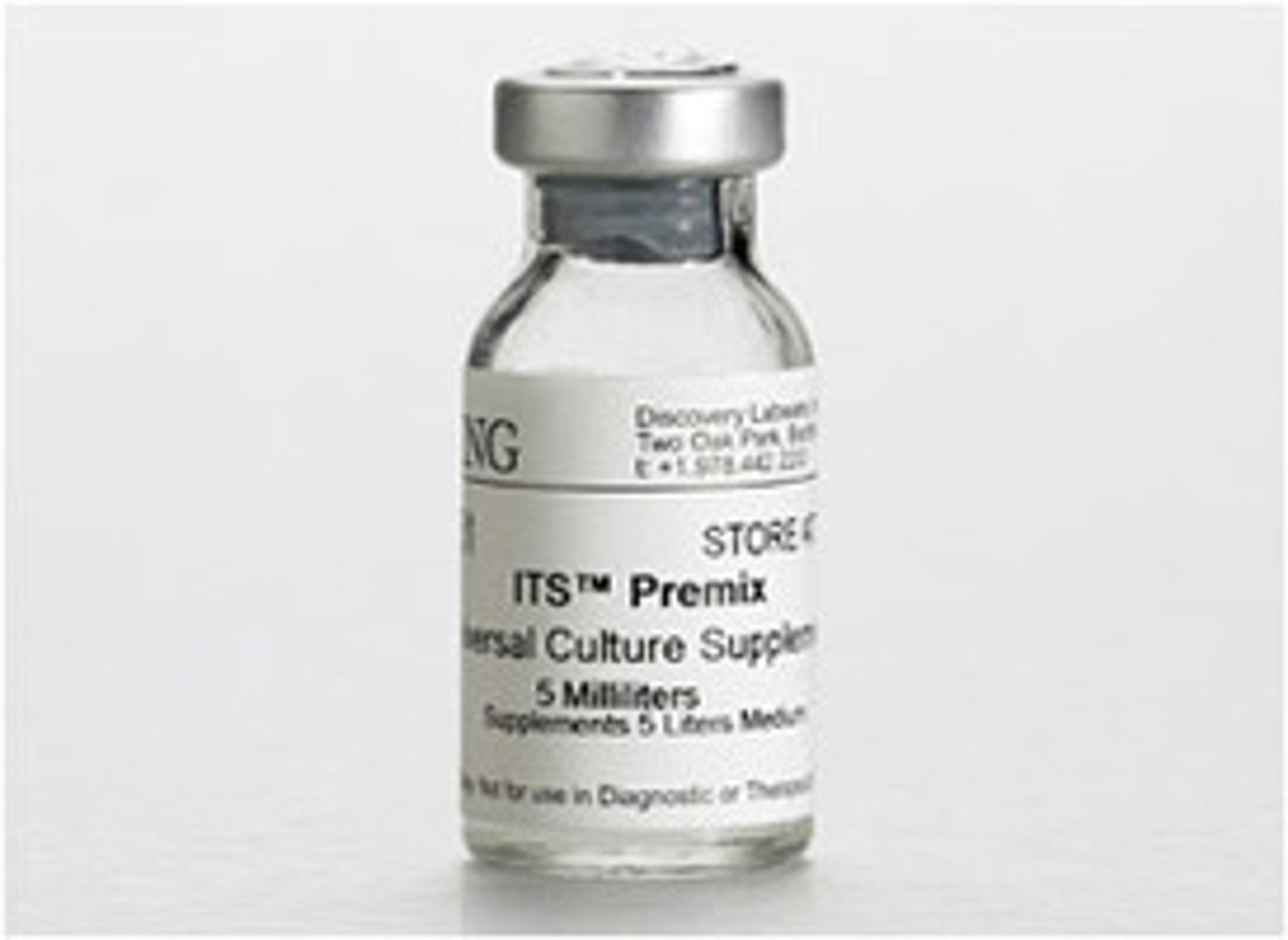 Corning® ITS Premix Universal Culture Supplement, 5 mL, 1/Pack - Corning Life Sciences - Life Sciences