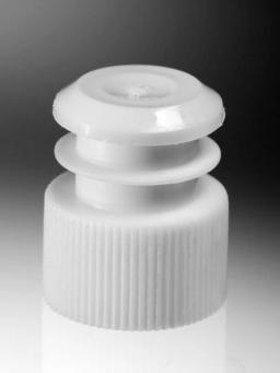 Corning® Gosselin™ Winged Plug, White LDPE, 1500/Bag, 6000/Case - Corning Life Sciences