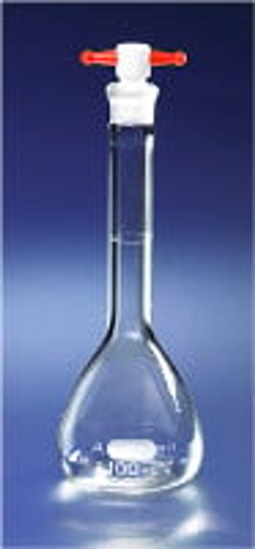 PYREX® 10 mL Class A Volumetric Flask with PTFE Stopper - Corning Life Sciences - General Lab