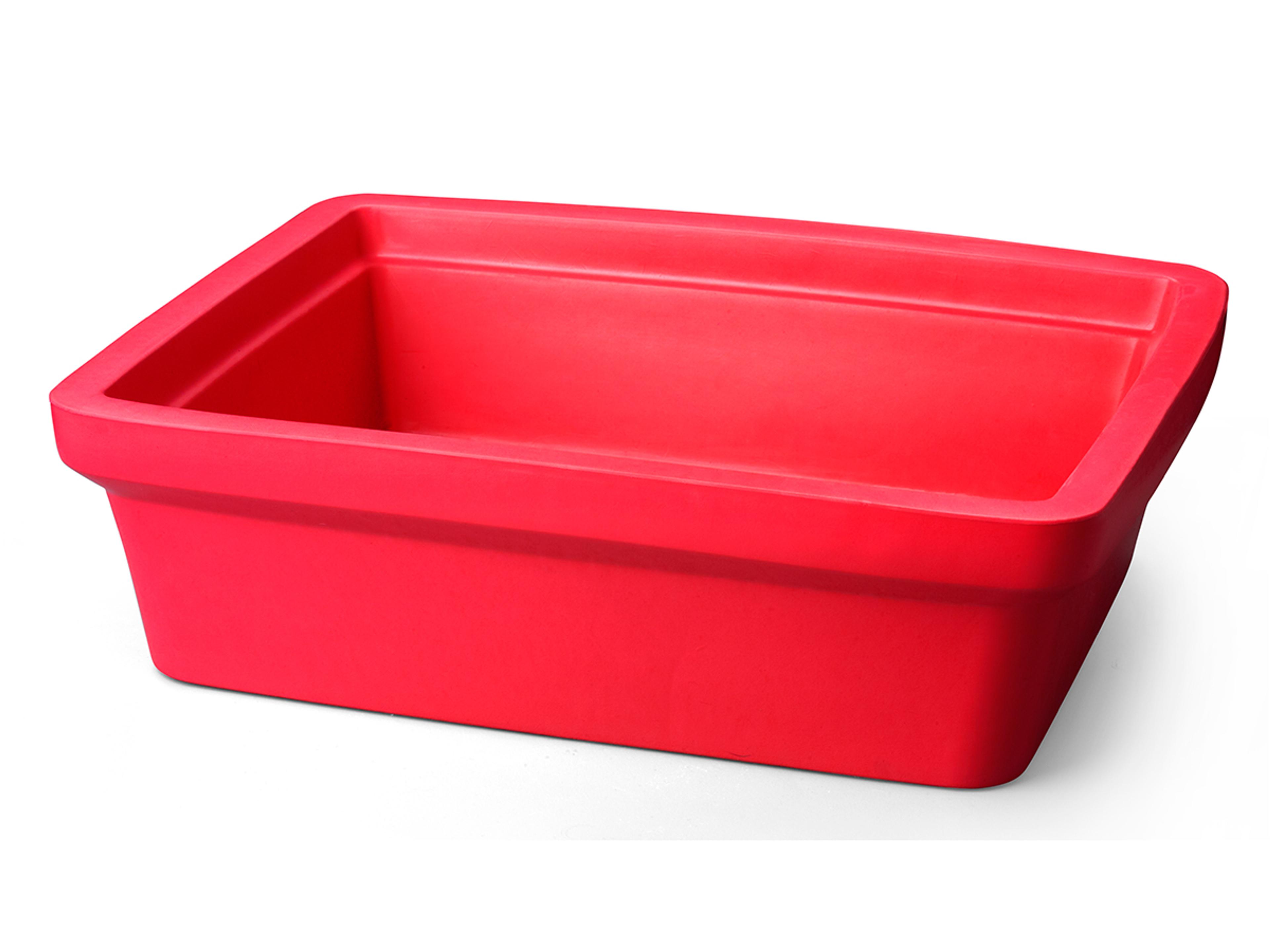 Corning® Ice Pan, Rectangular, Maxi 9L, Red - Corning Life Sciences