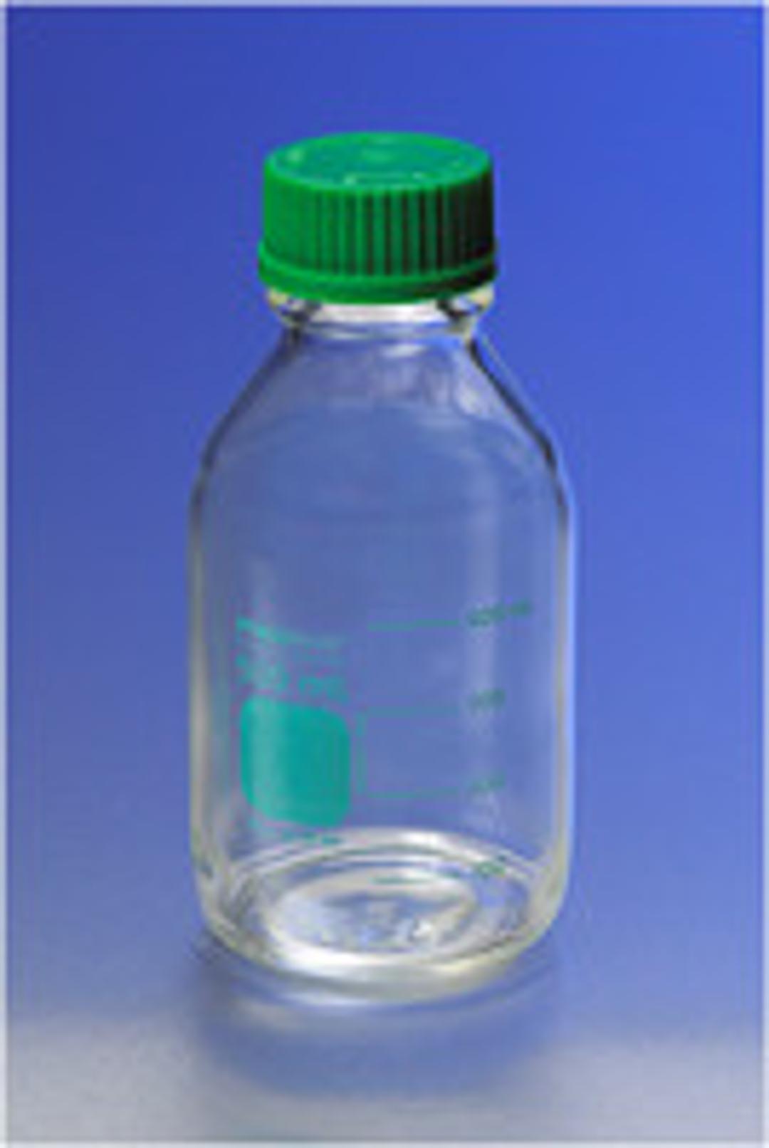 PYREXPLUS® PVC-Coated 2L Round Media Storage Bottles, with GL45 Screw Cap - Corning Life Sciences