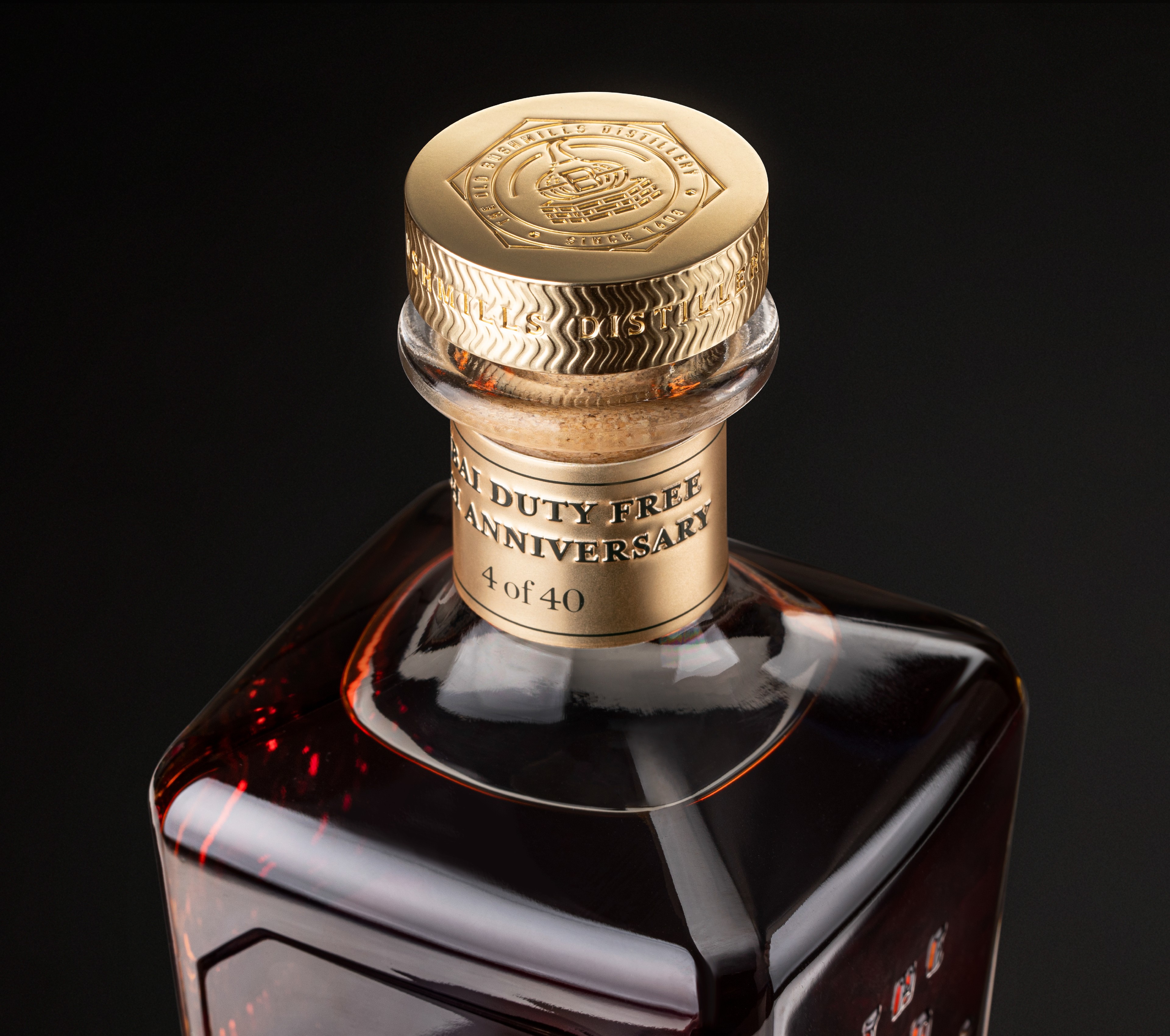Bushmills 44YO bottle top