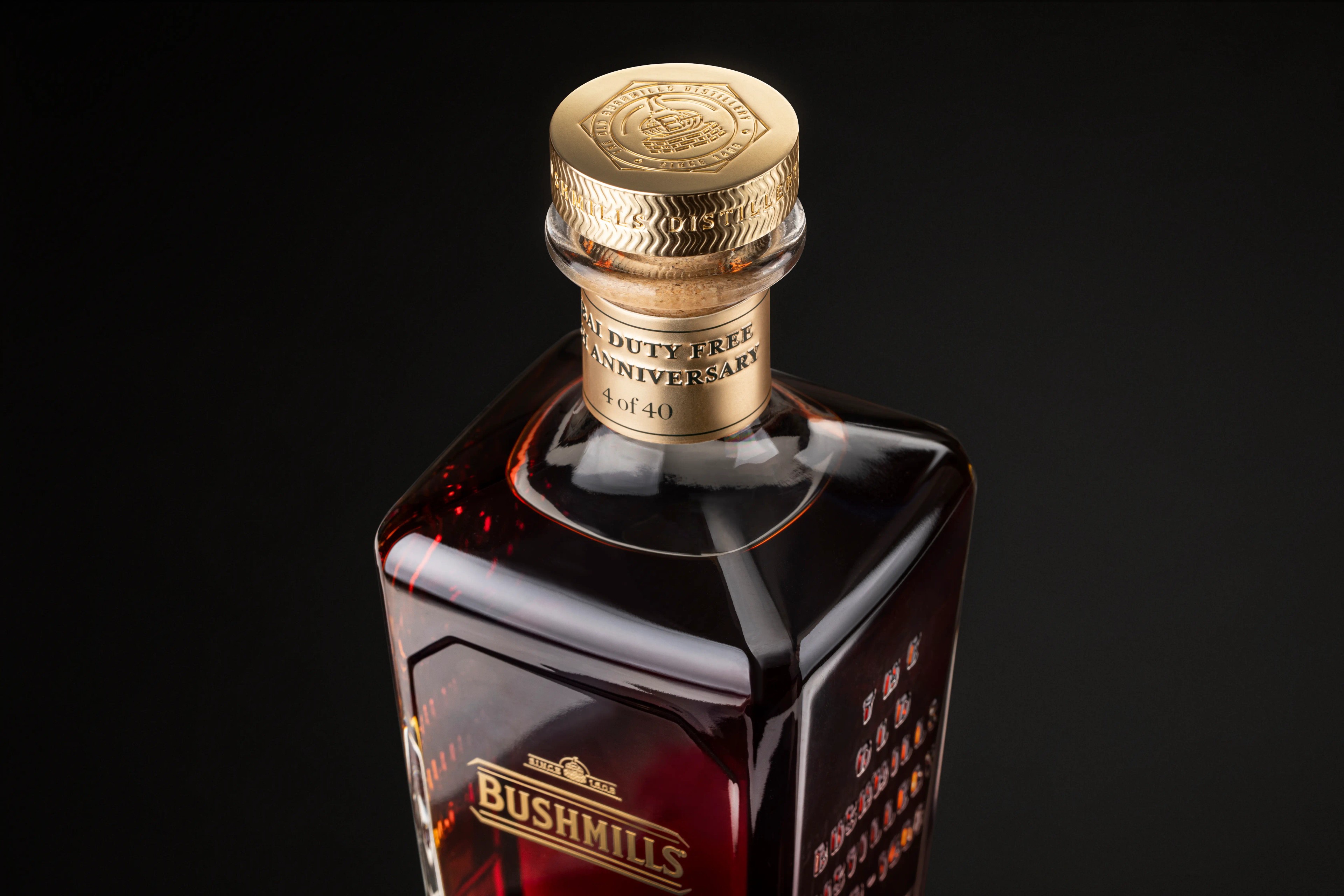 Bushmills 44YO bottle top