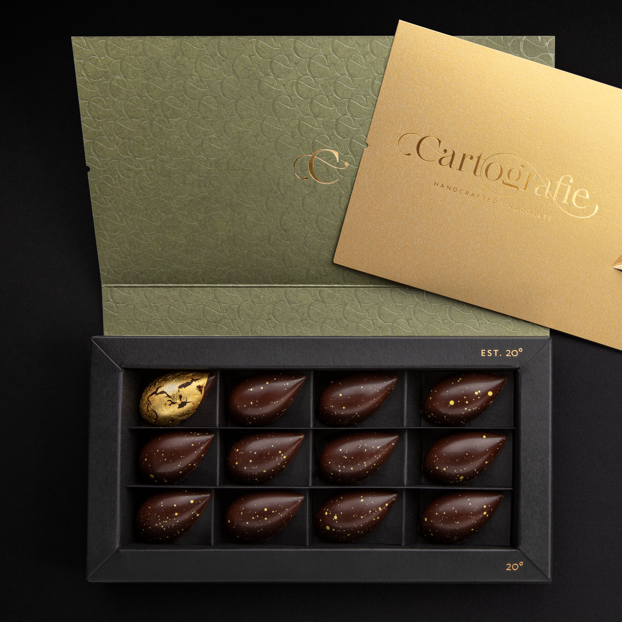 Cartografie chocolate packaging luxe