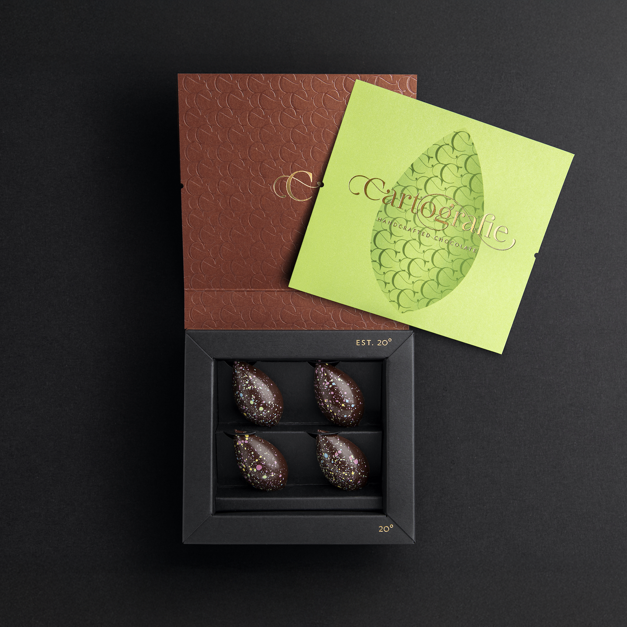 Cartografie chocolate packaging luxe