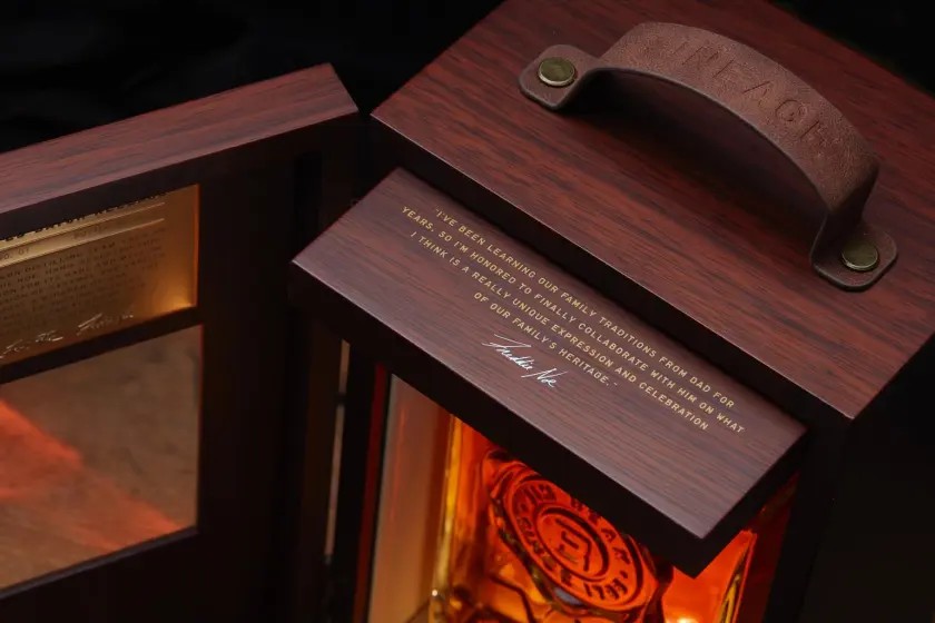 Jim Beam wooden case