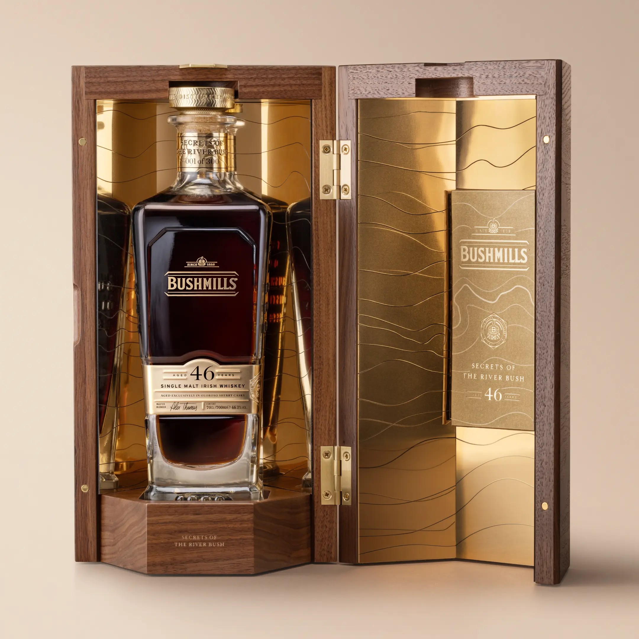 Bushmills 46 case open