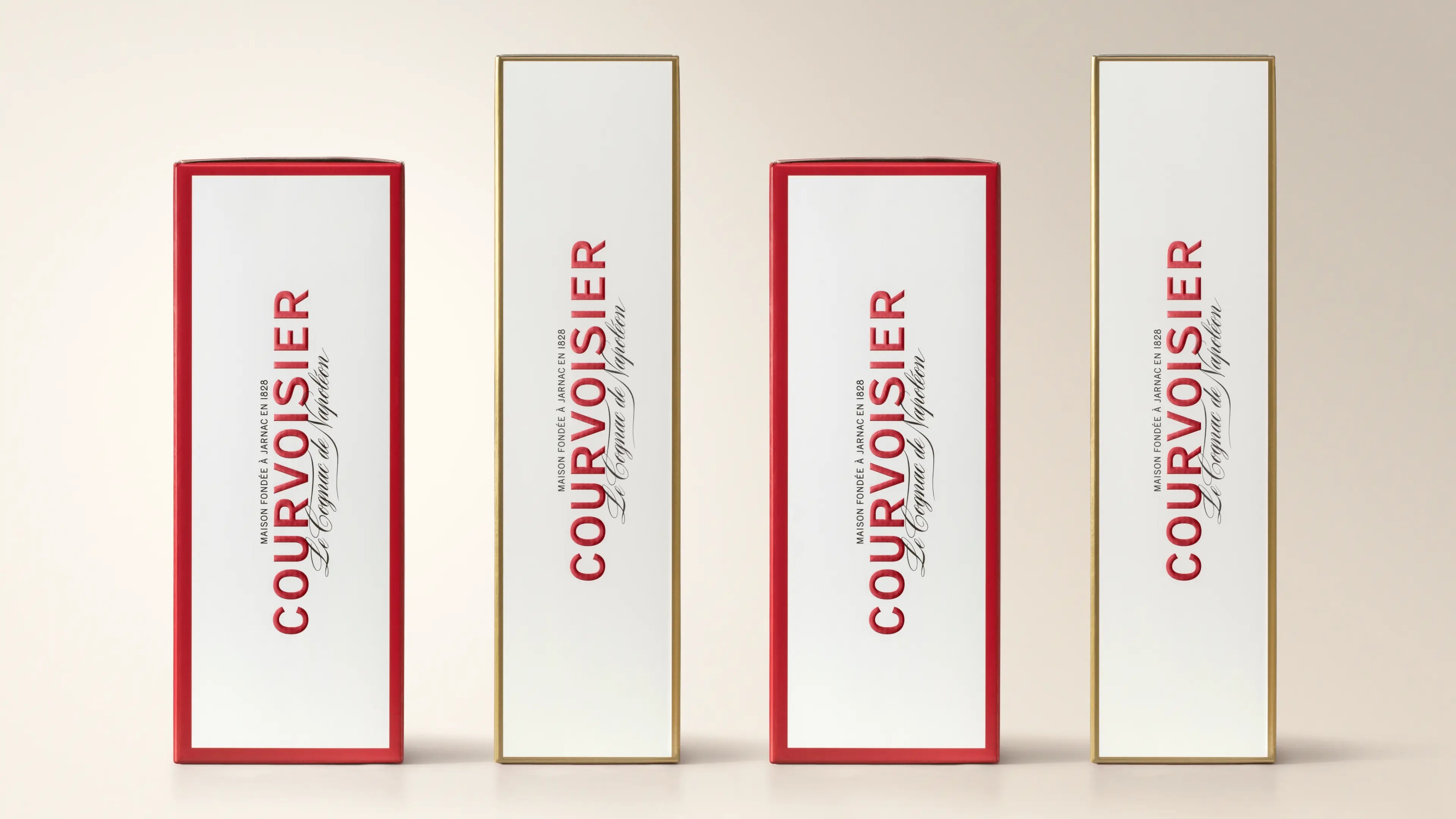Courvoisier all packs design branding