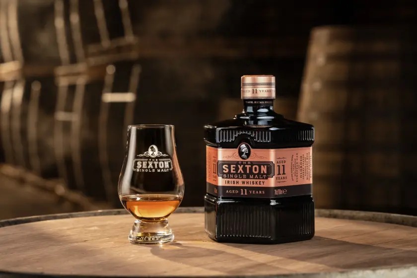 Sexton bottle whiskey composition