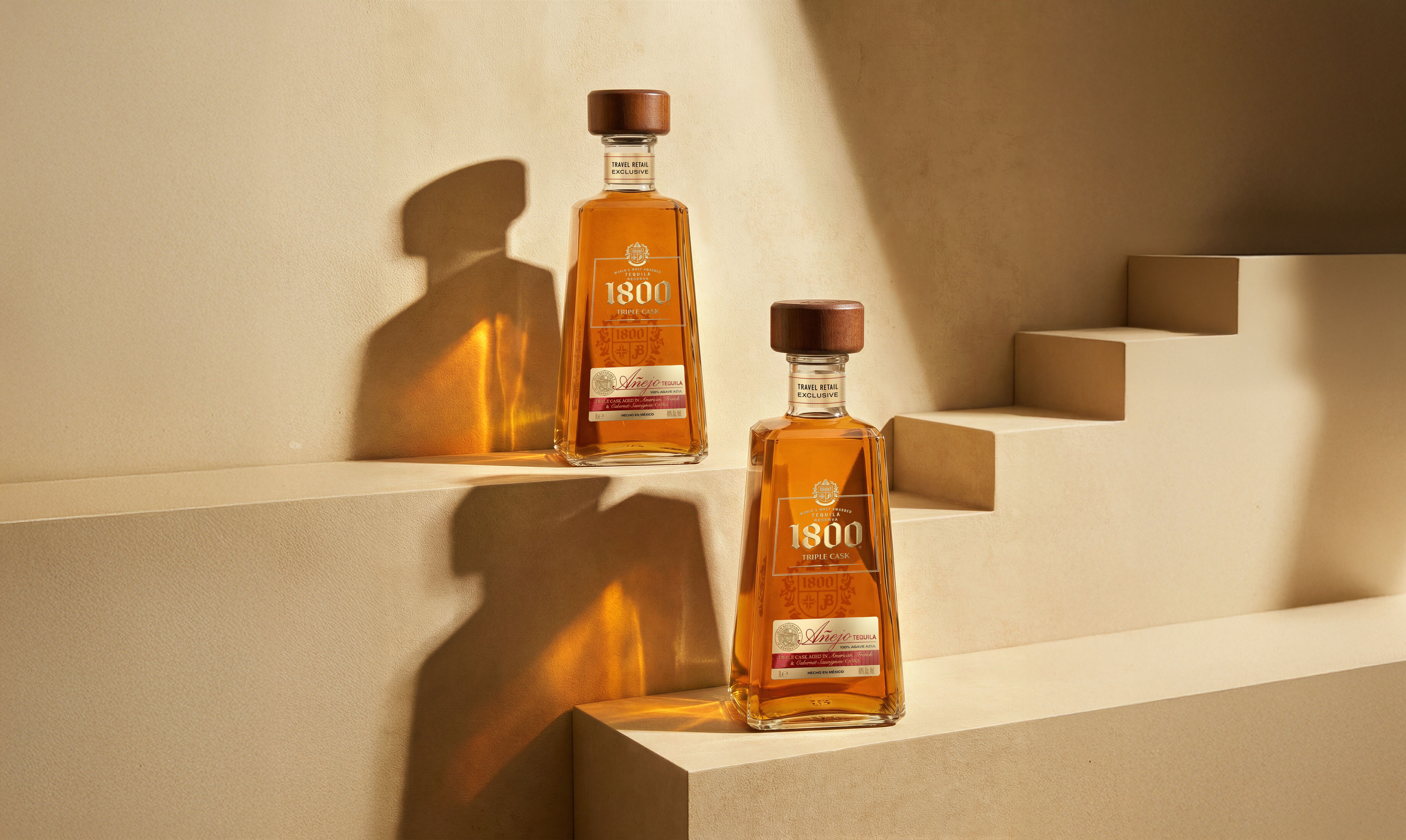 1800 2 bottles on ledge
