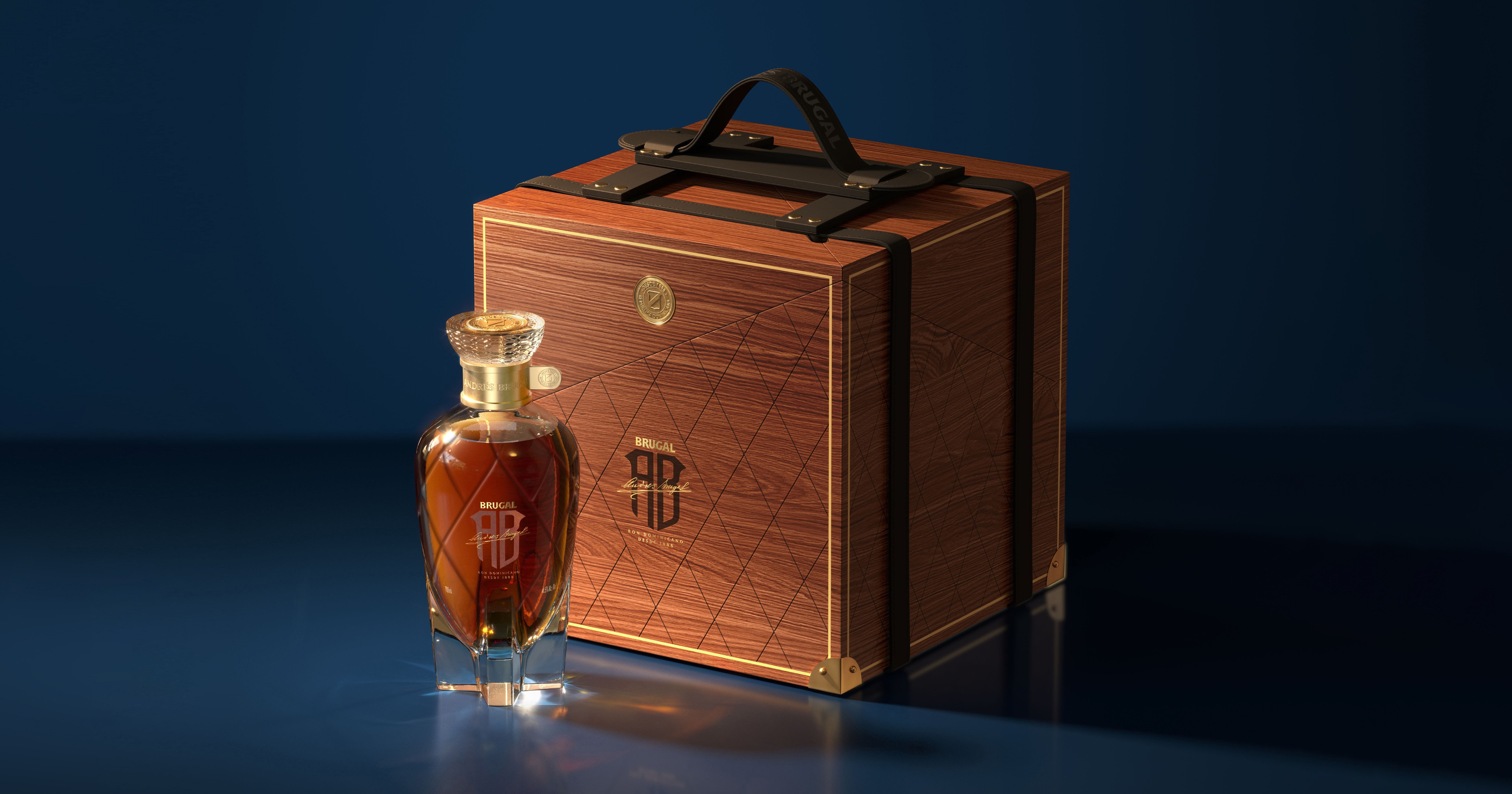 Andrés Brugal Edition 2 box and bottle