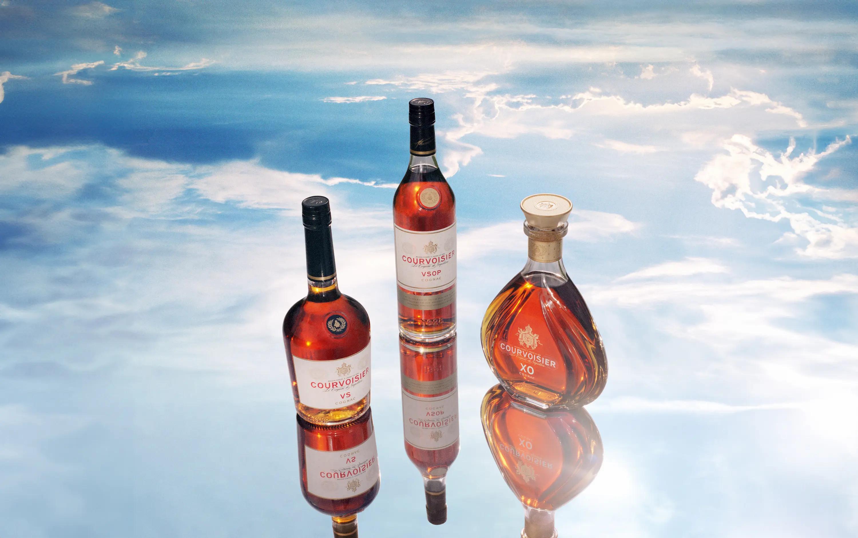 Courvoisier bottles