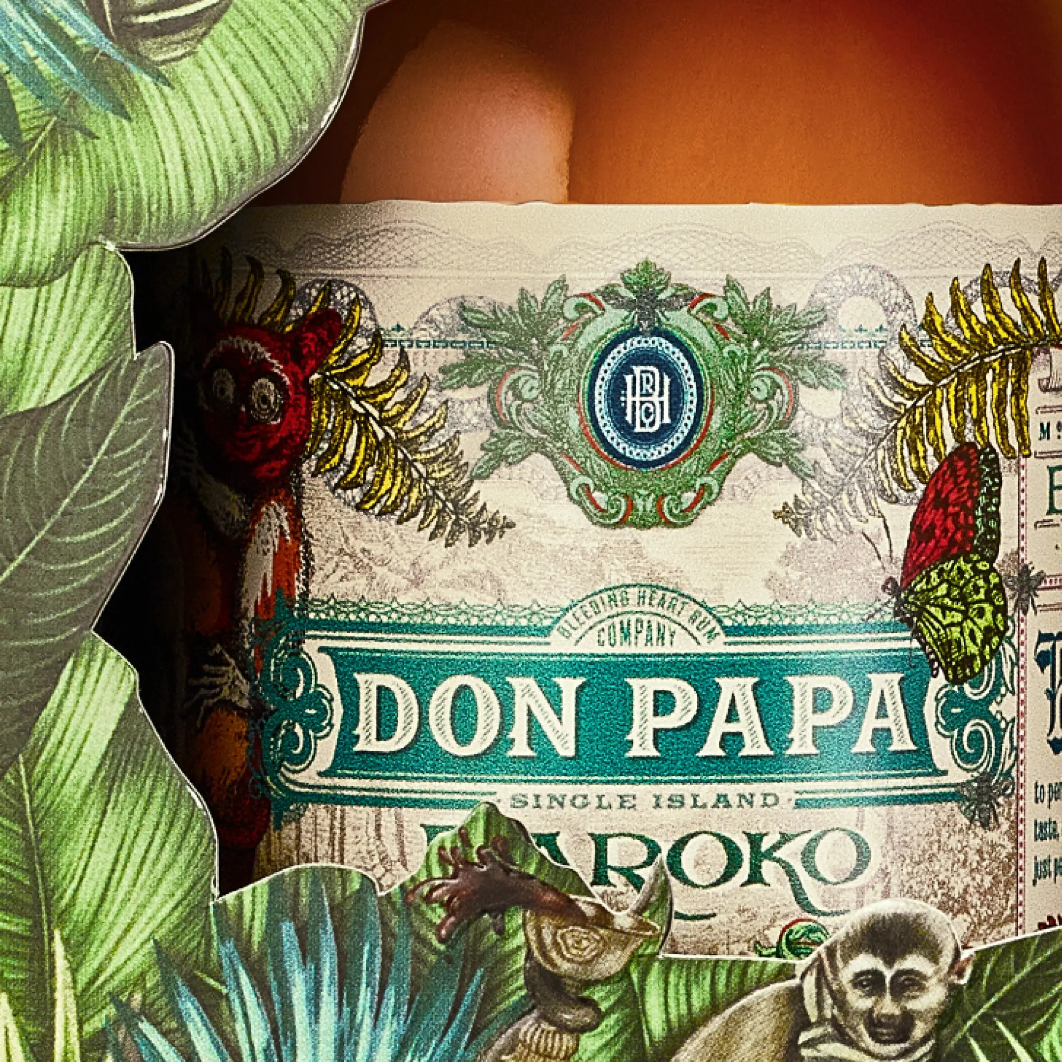 Don Papa bottle label