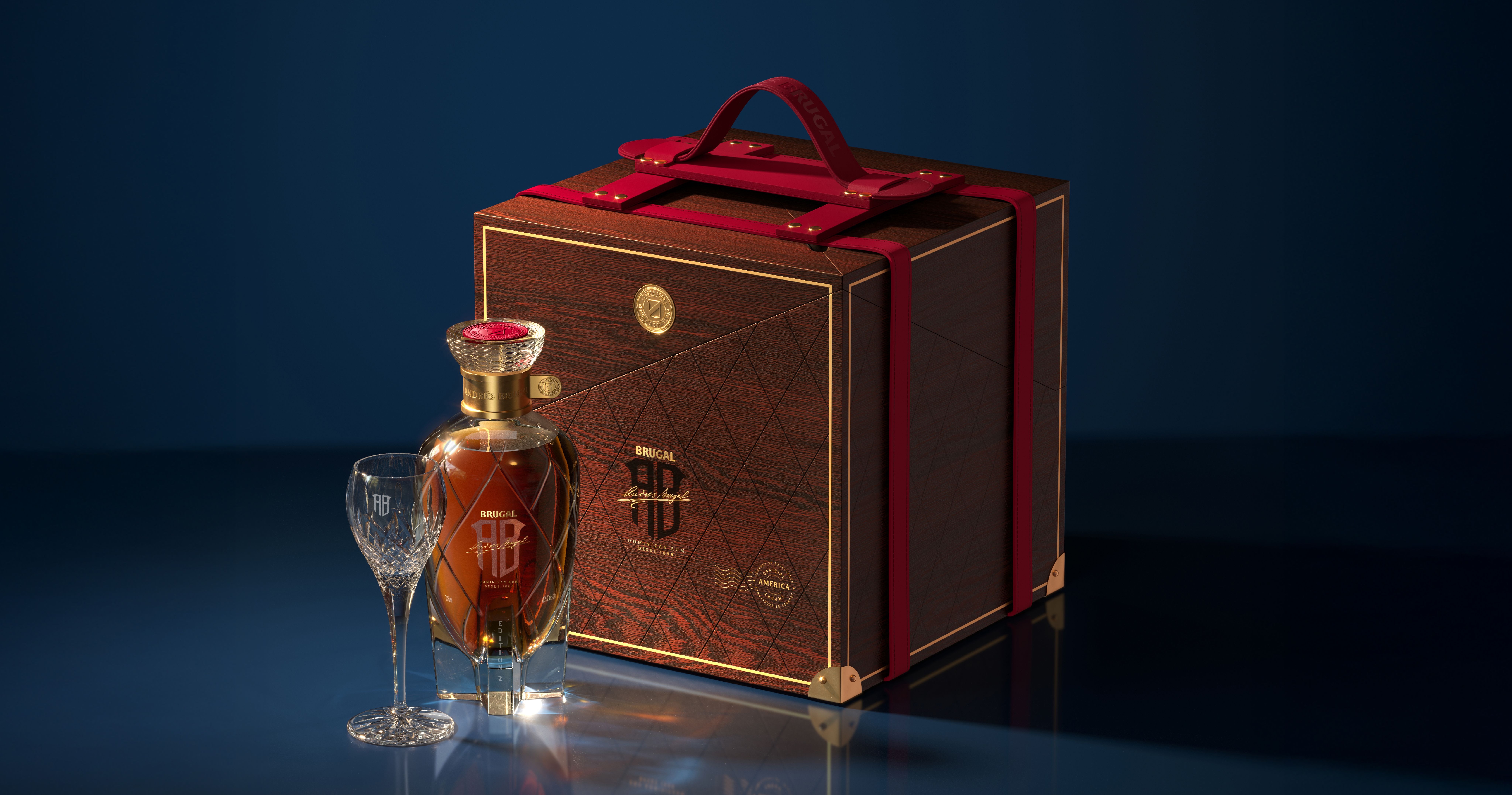 Andrés Brugal Edition 2 box and bottle