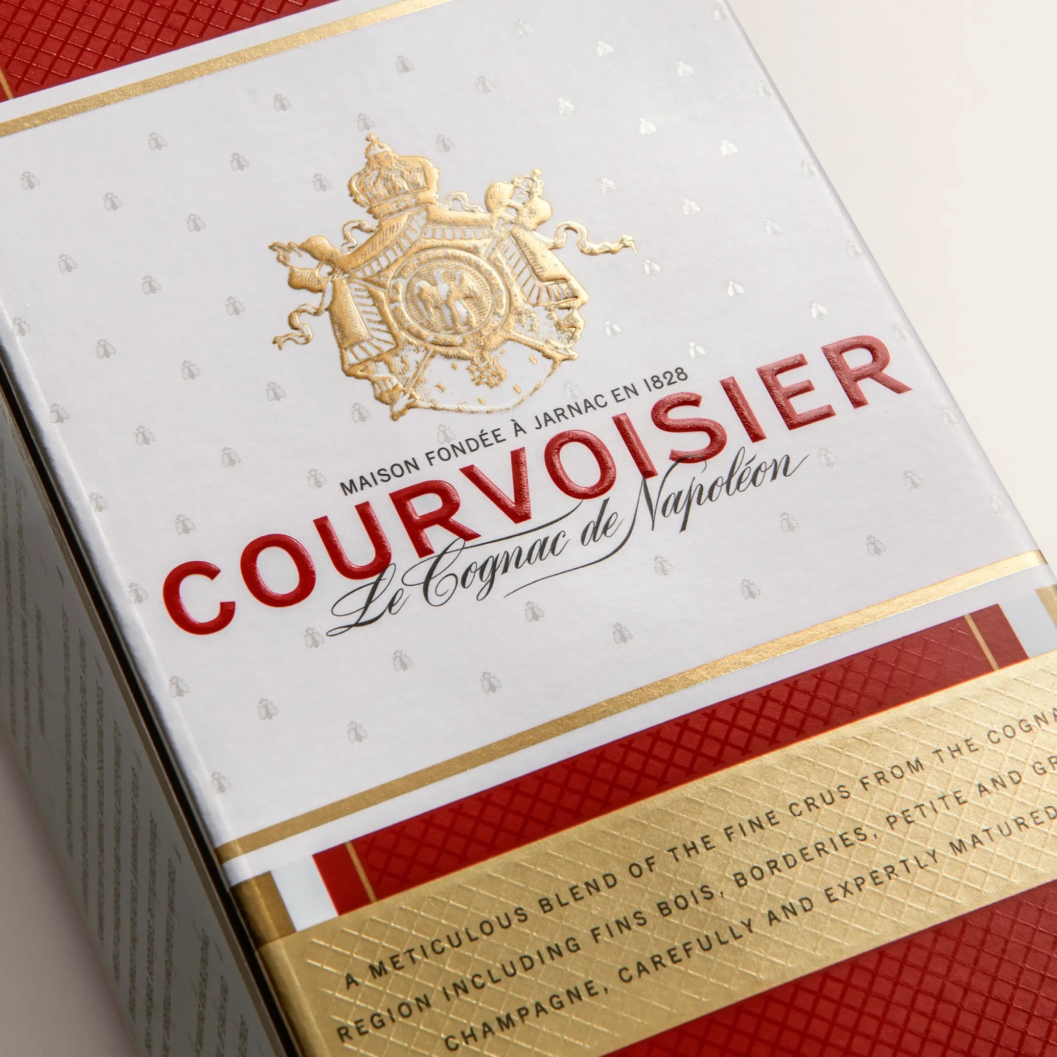 Courvoisier carton branding print