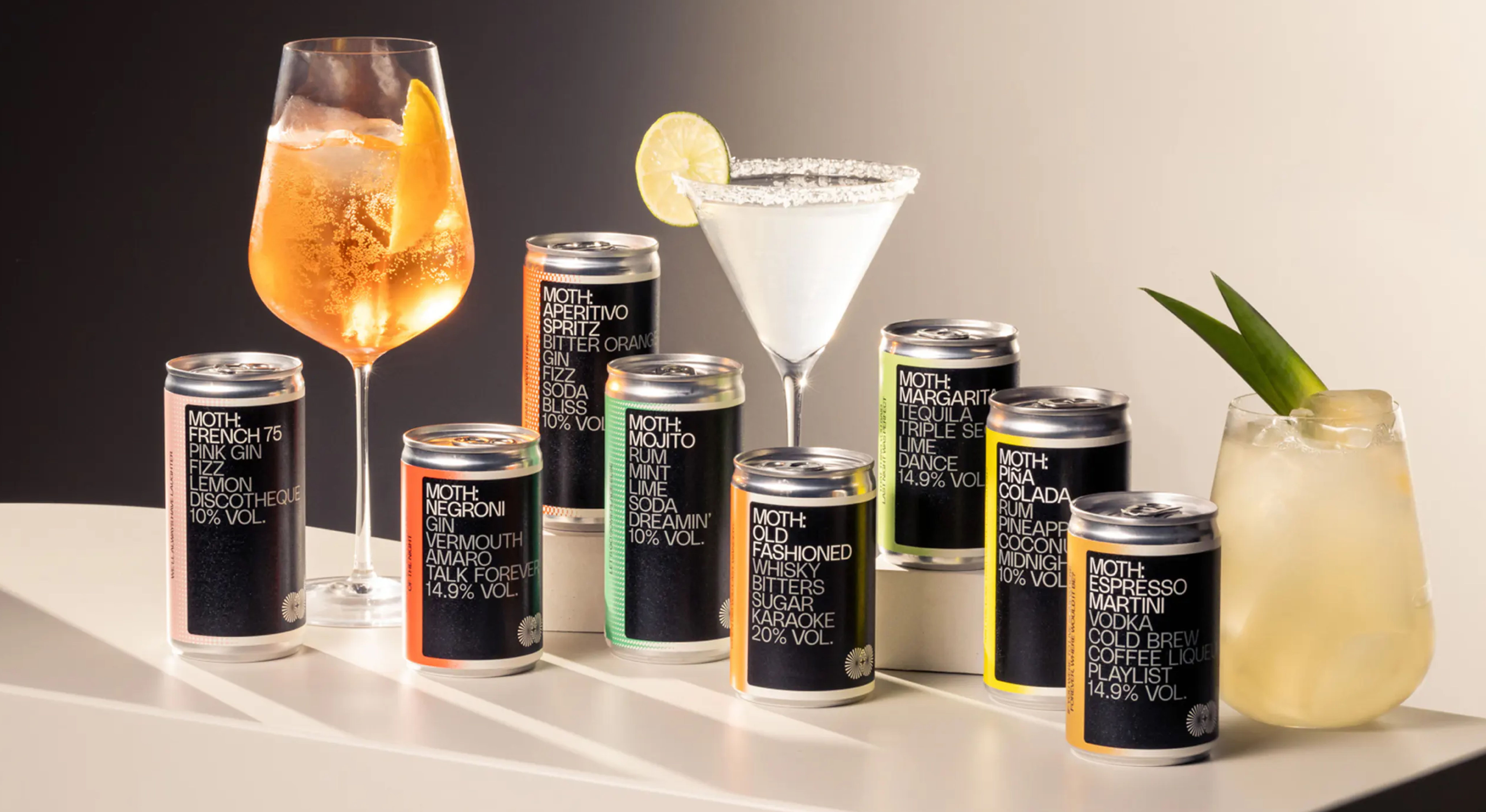 Moth cocktail range