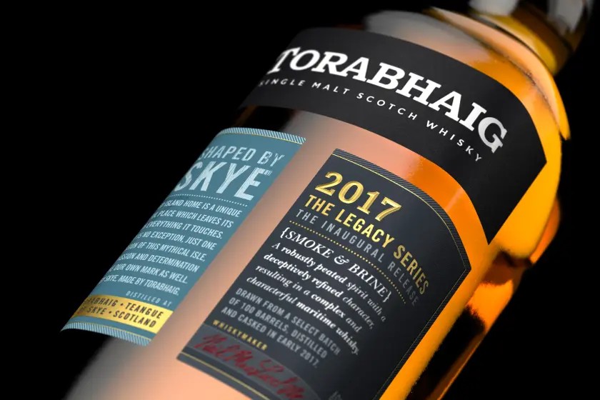 Torabhaig bottle label