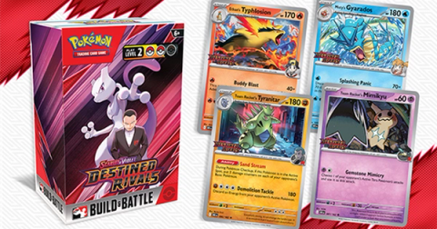 Scarlet & Violet—Destined Rivals Build & Battle Box and promo cards