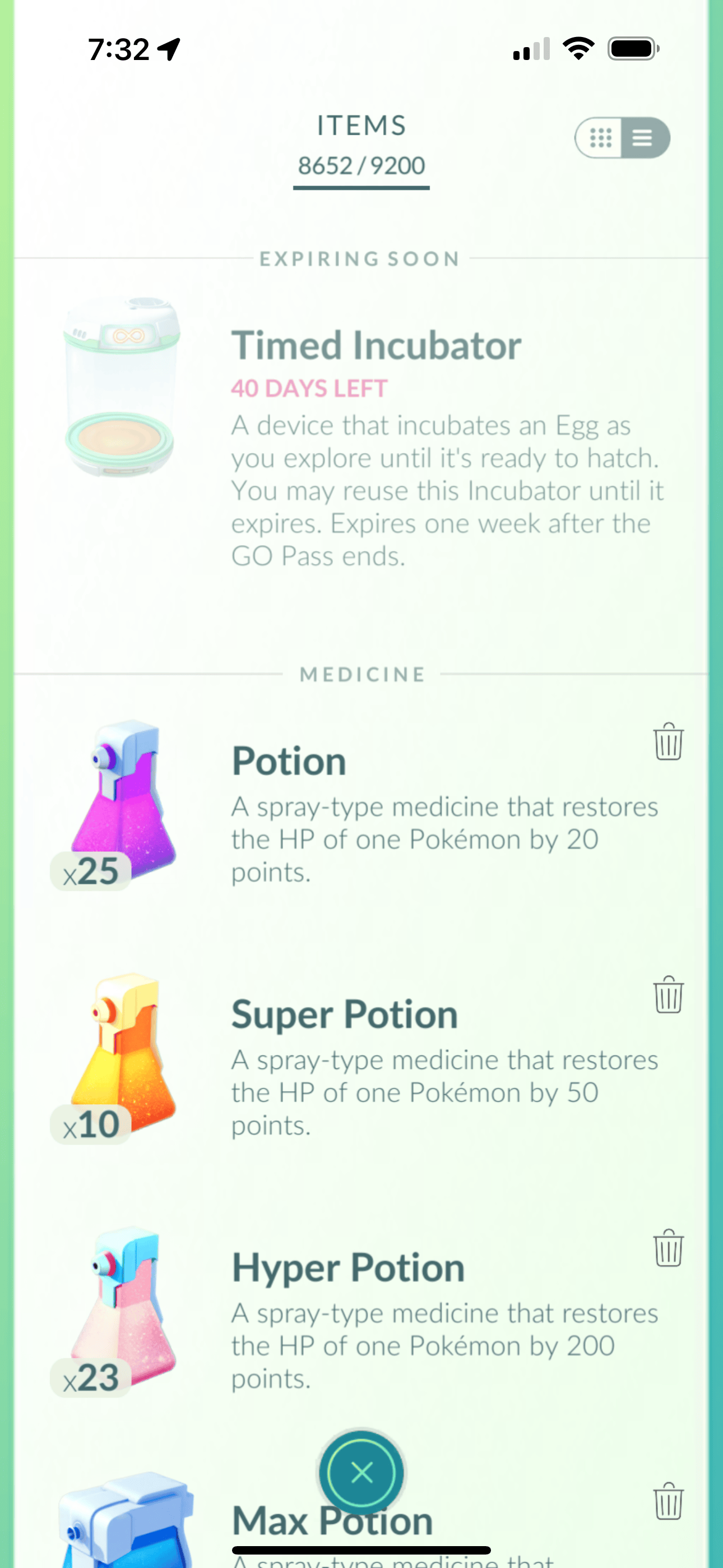 The Timed Incubator in your inventory.