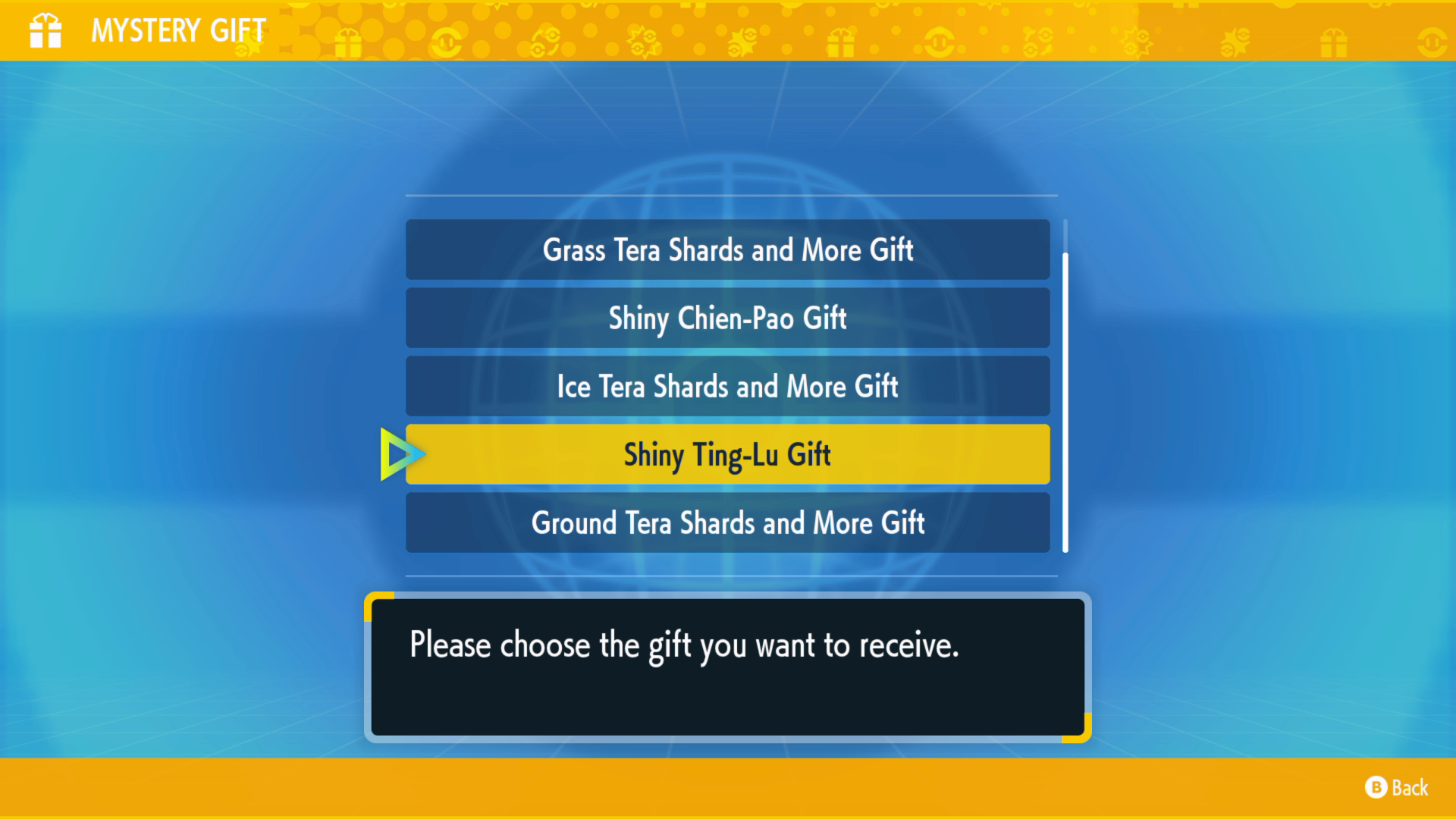Shiny Ting-Lu Gift