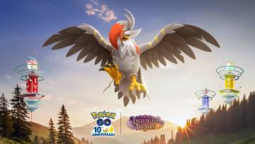 Staraptor Super Mega Raid Day event artwork — Pokémon GO